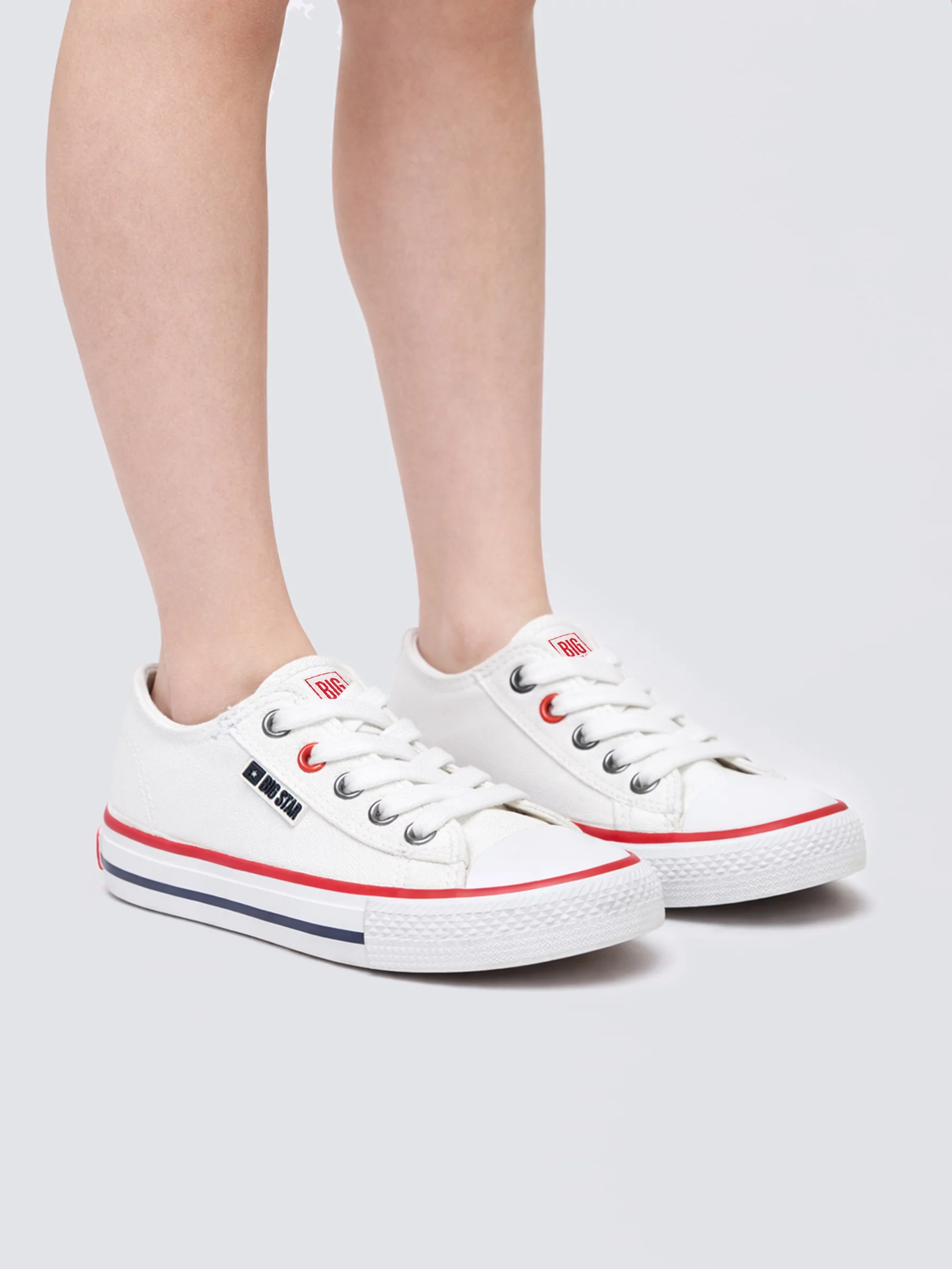 Trampki dziecięce niskie białe JJ374400 101