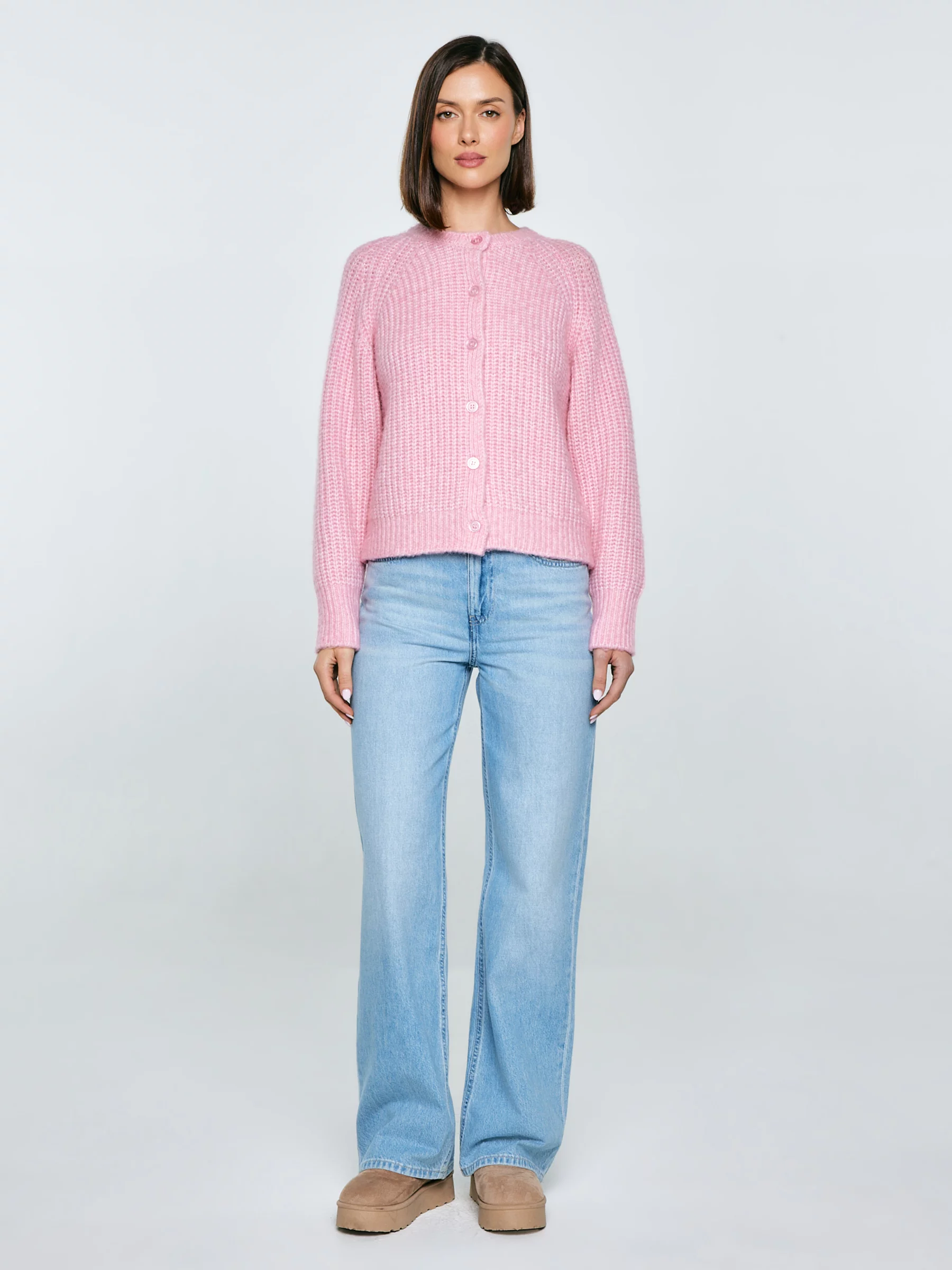 Kardigan damski różowy Rosina 600