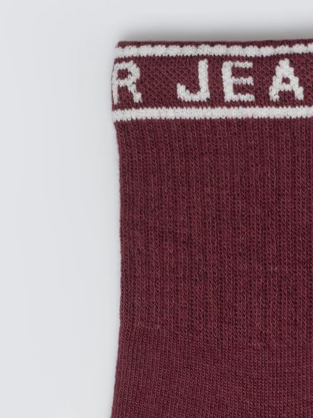 Skarpety damskie długie bordowe Bordi 604