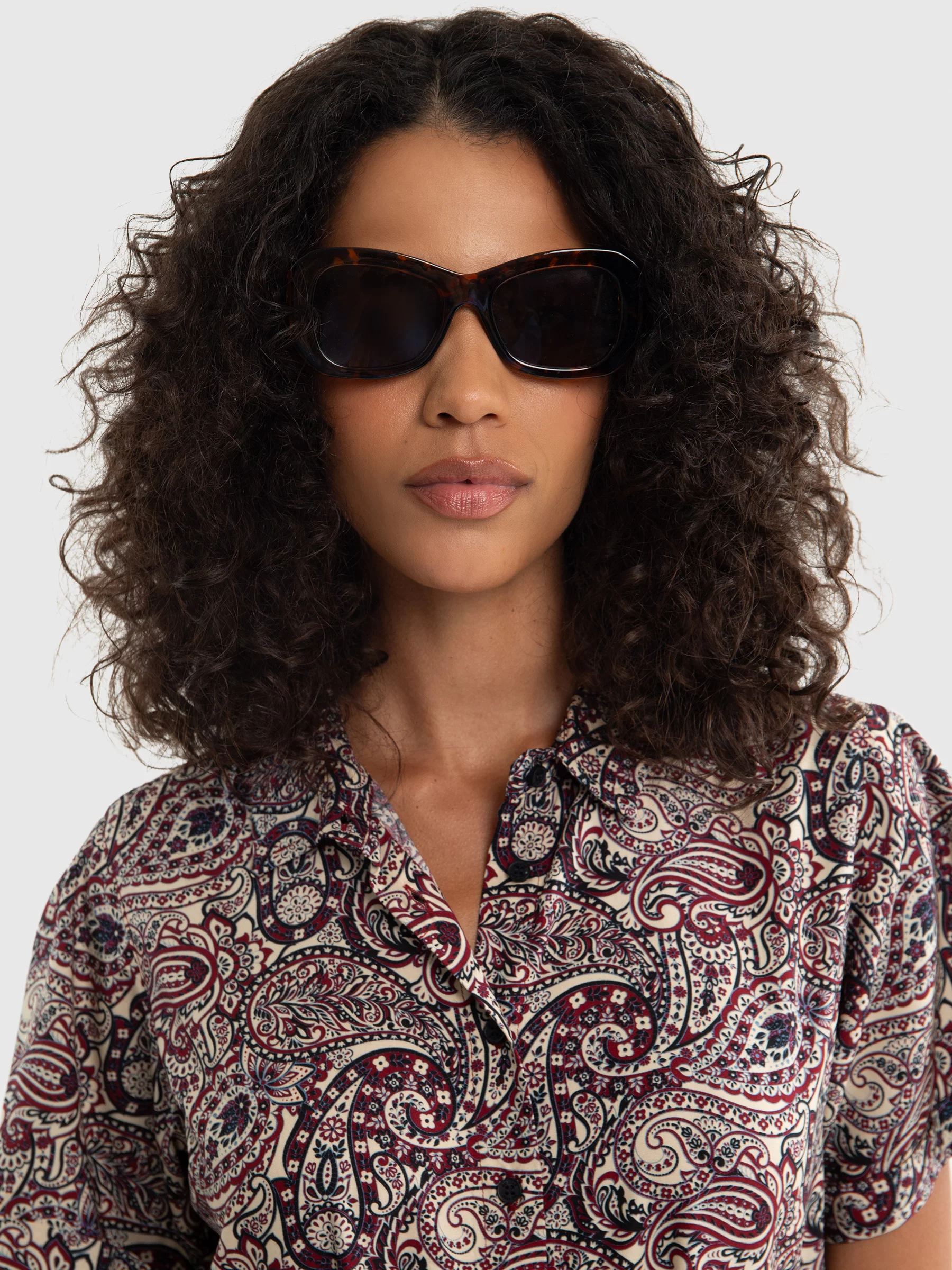 Okulary przeciwsłoneczne damskie brązowe Mitrana 803