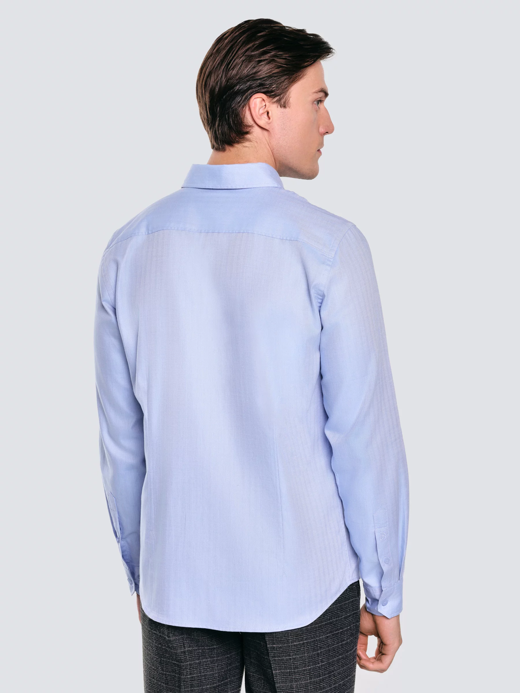 Koszula męska bawełniana błękitna Guberno 400