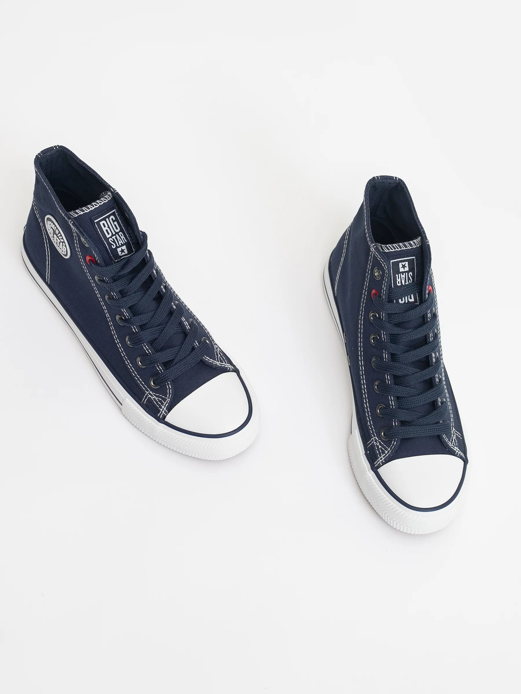 Trampki damskie wysokie granatowe JJ274A504 403