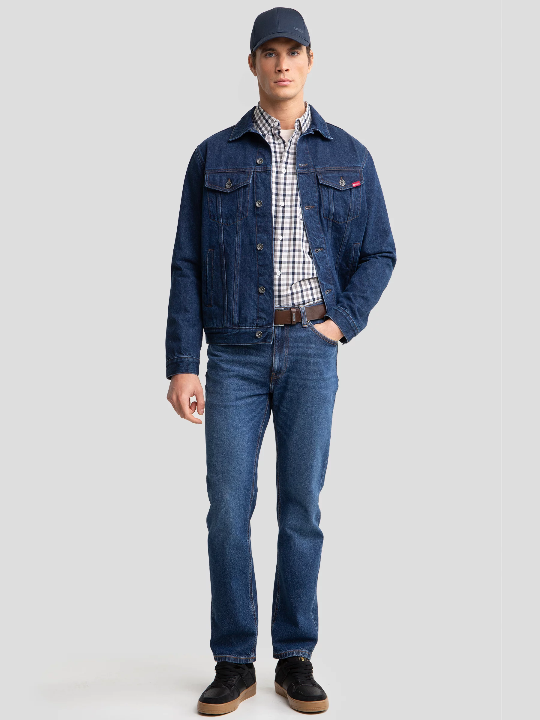 Kurtka męska jeansowa granatowa Charlie 564