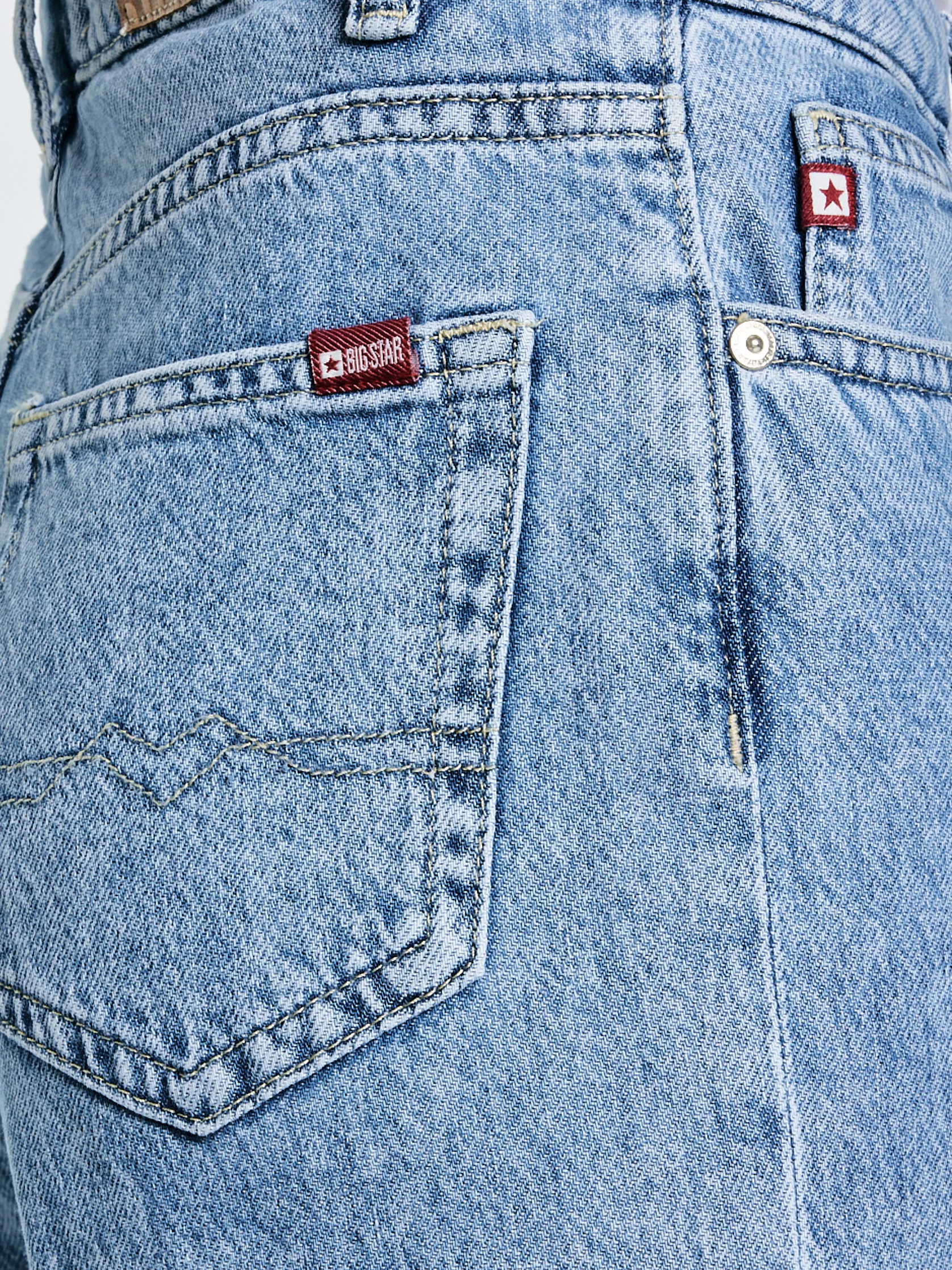 Jeansy dziewczęce z szeroką nogawką niebieskie Natalie 194