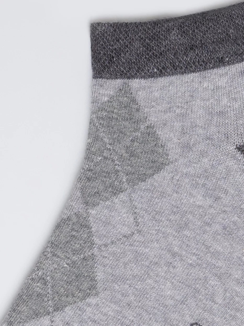 Stopki męskie w romby szare Edger 902