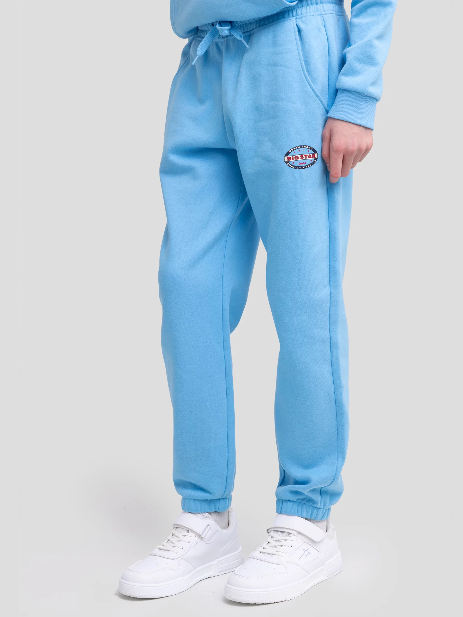 Spodnie chłopięce dresowe niebieskie Midasp 401