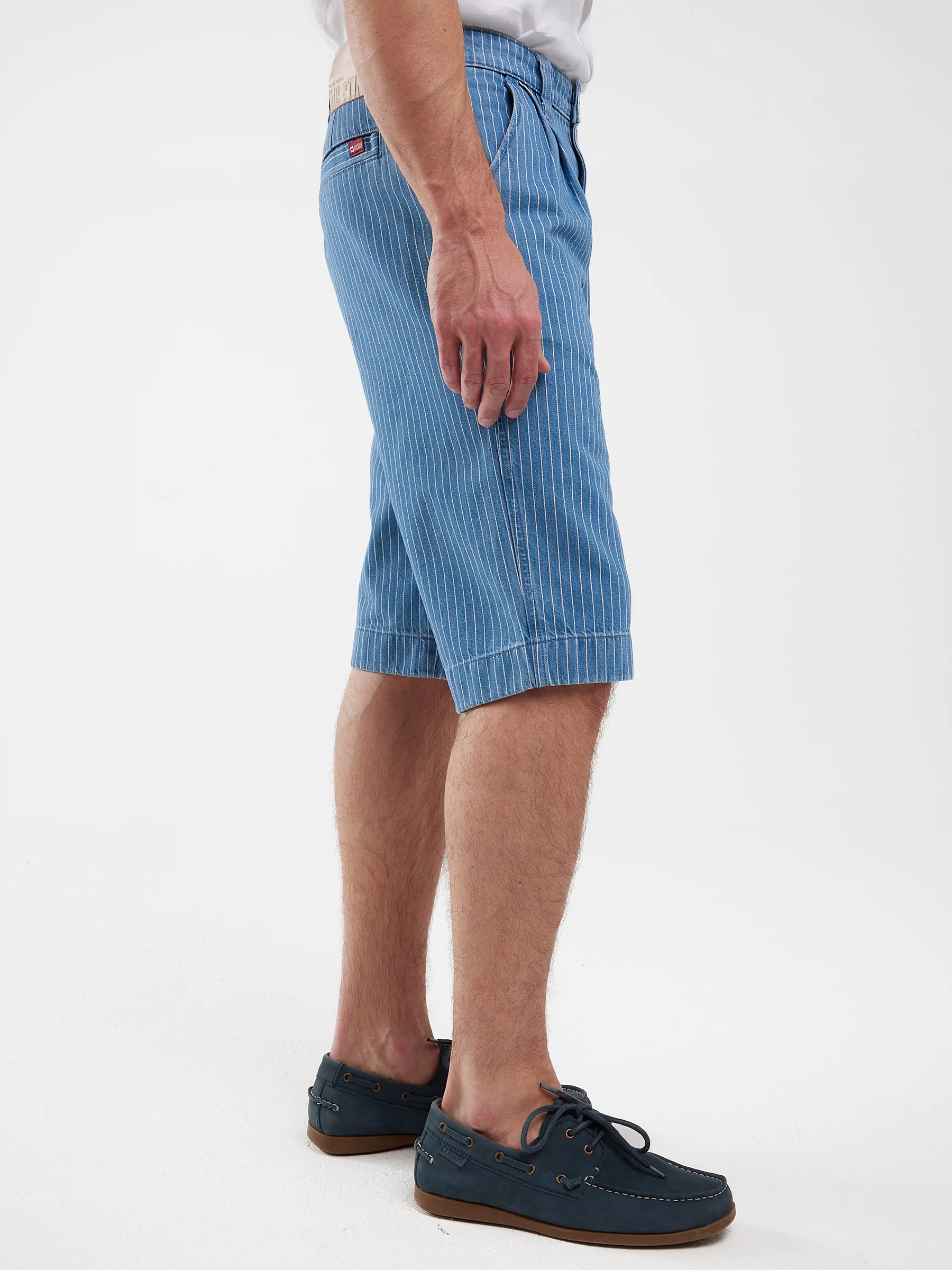 Szorty męskie jeansowe niebieskie Tem 424