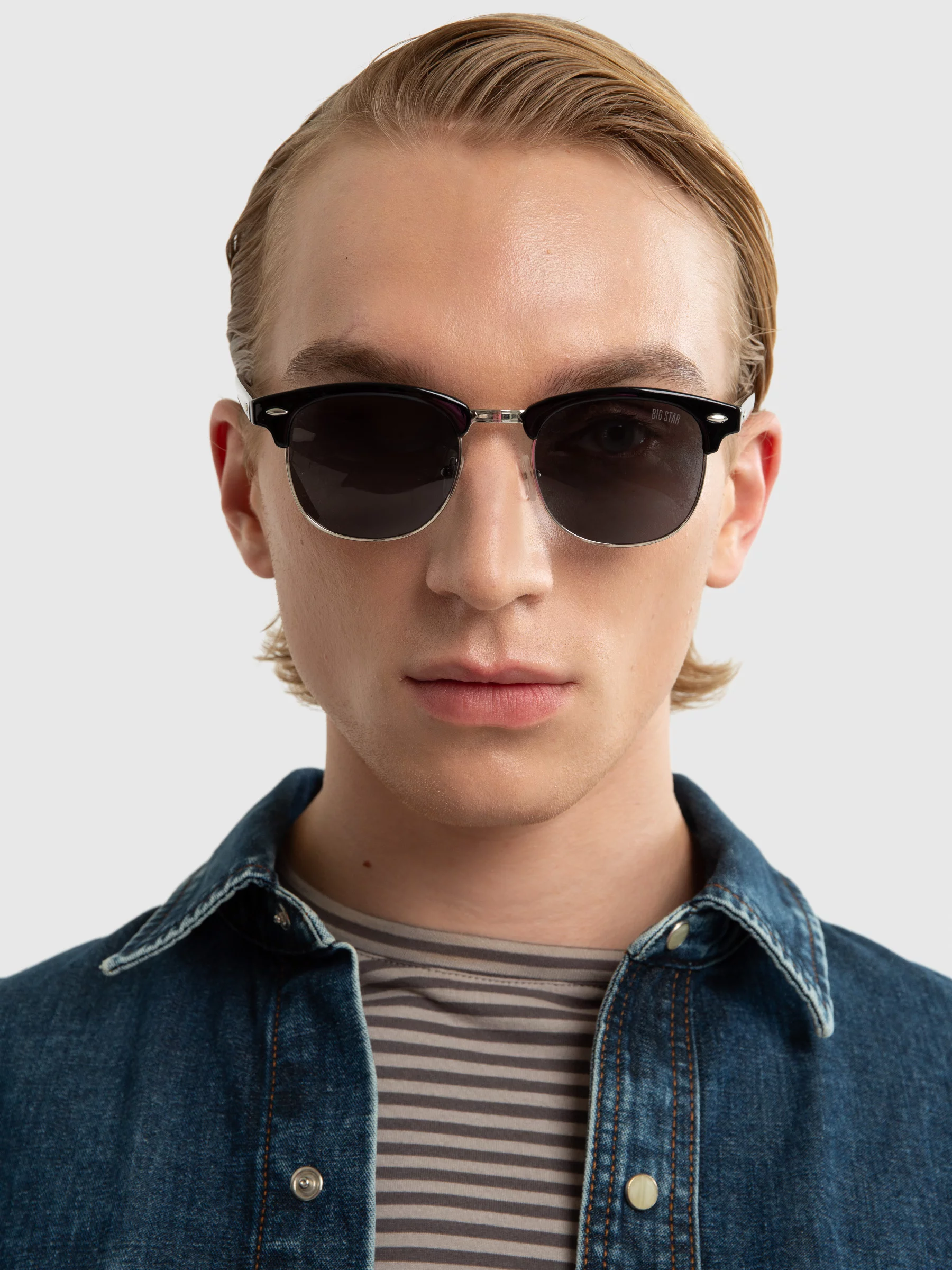 Okulary przeciwsłoneczne czarne Kolen 906