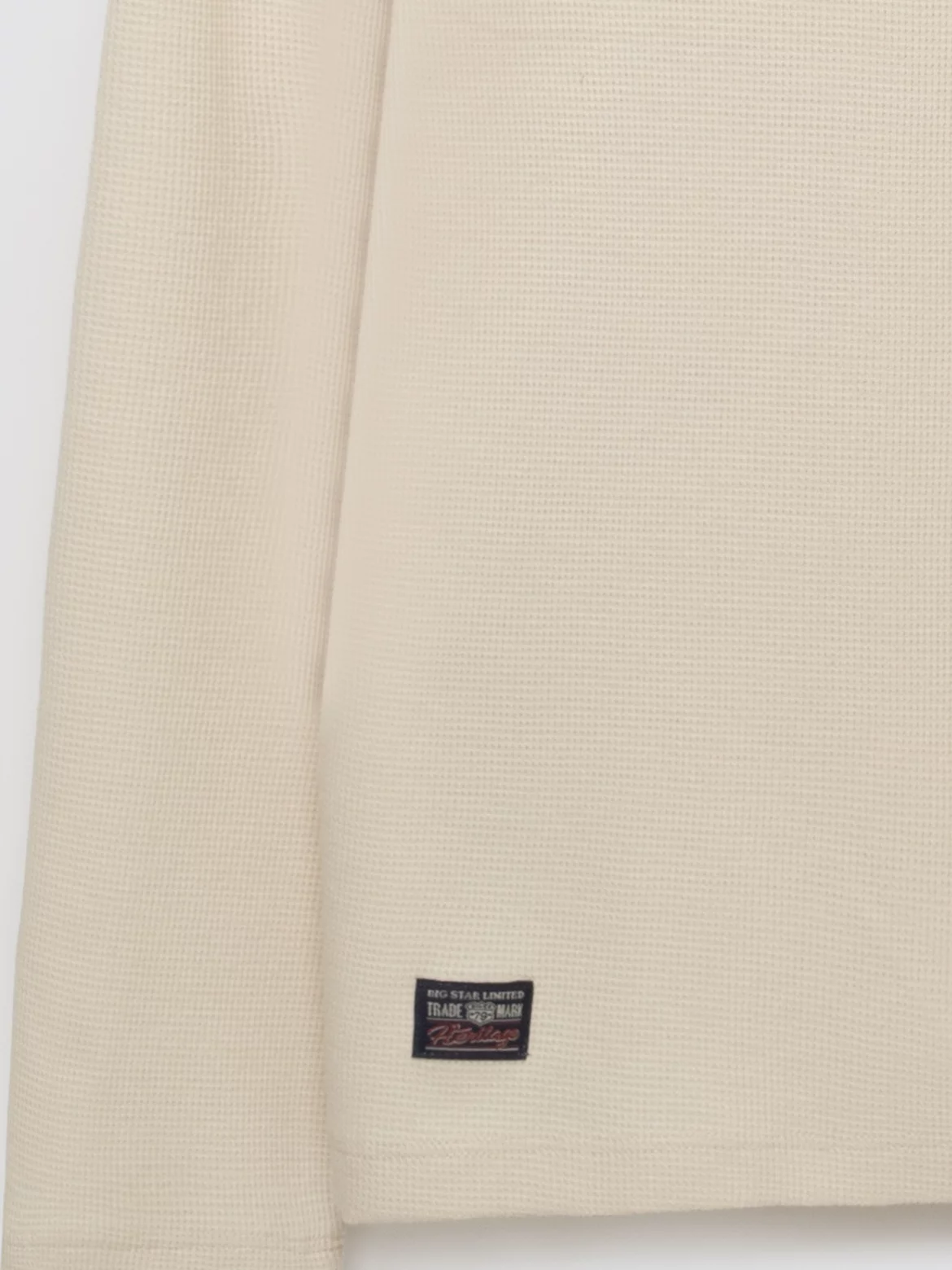 Bluzka męska z długim rękawem kremowa Merrts 103