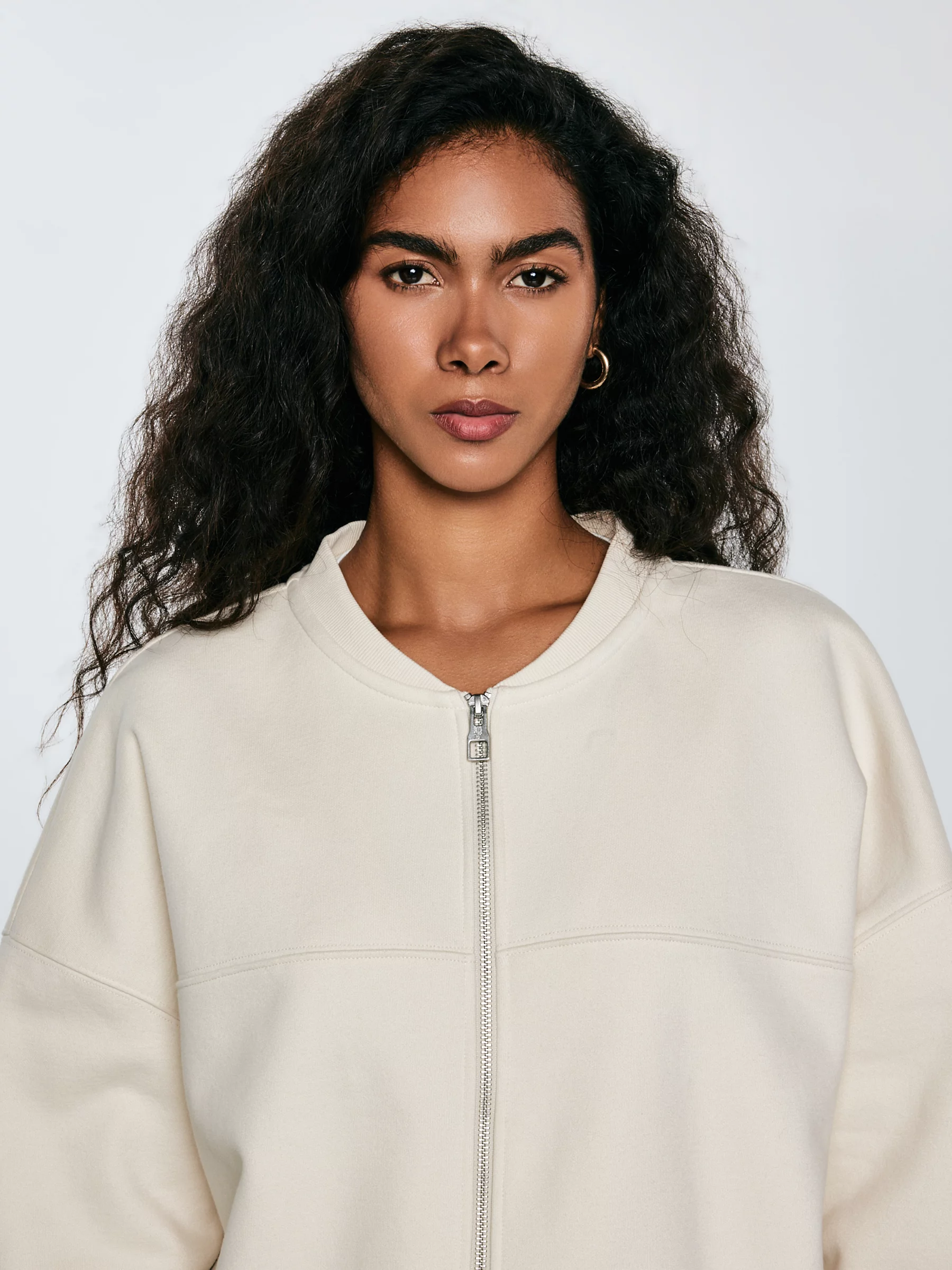 Bluza damska bomber kremowa Felicata 103