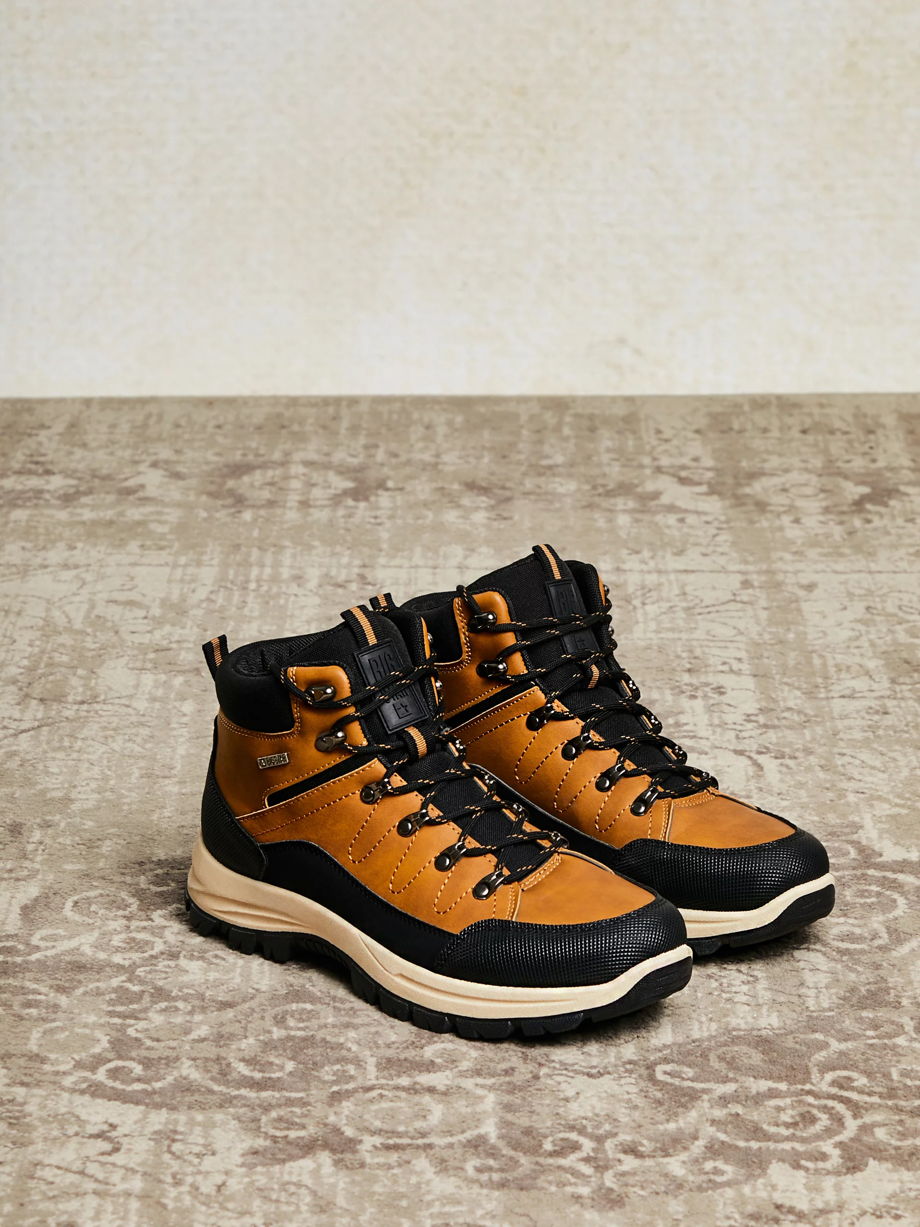 Buty męskie trekkingowe brązowe SS174047 802