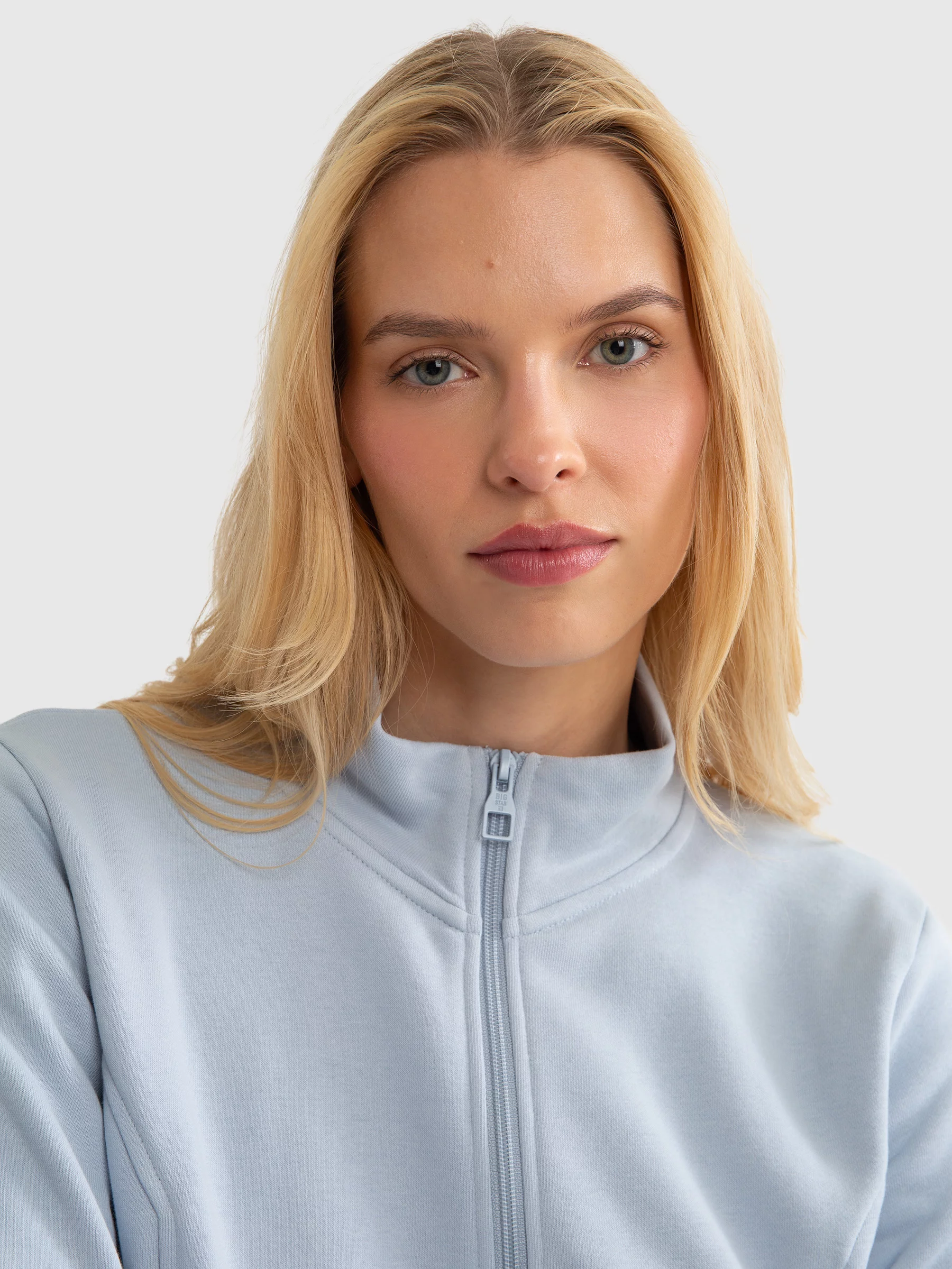 Bluza damska rozpinana błękitna Chitasana 401/ Chitasanap 401