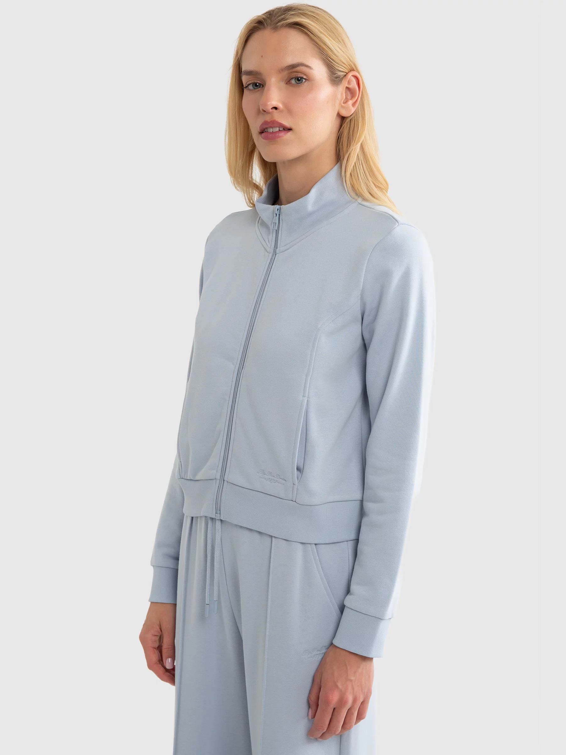 Bluza damska rozpinana błękitna Chitasana 401/ Chitasanap 401