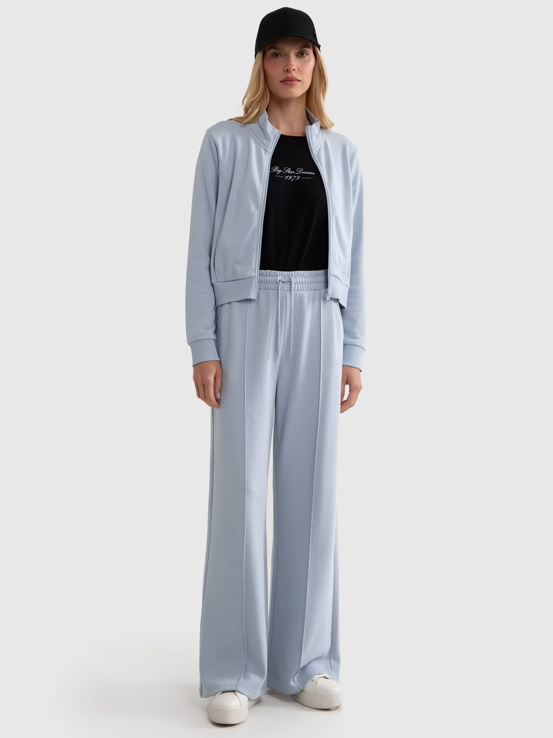 Bluza damska rozpinana błękitna Chitasana 401/ Chitasanap 401