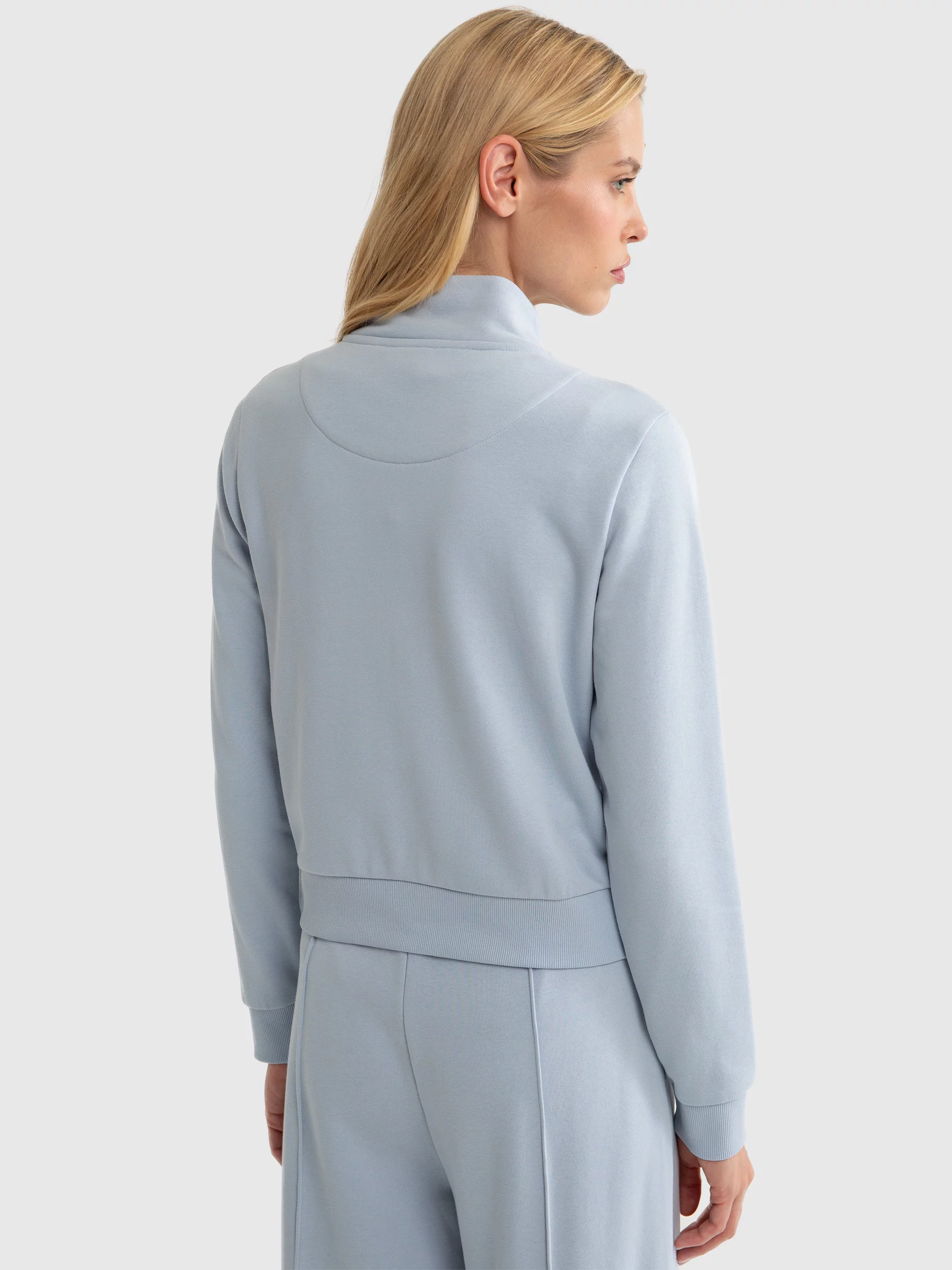 Bluza damska rozpinana błękitna Chitasana 401/ Chitasanap 401