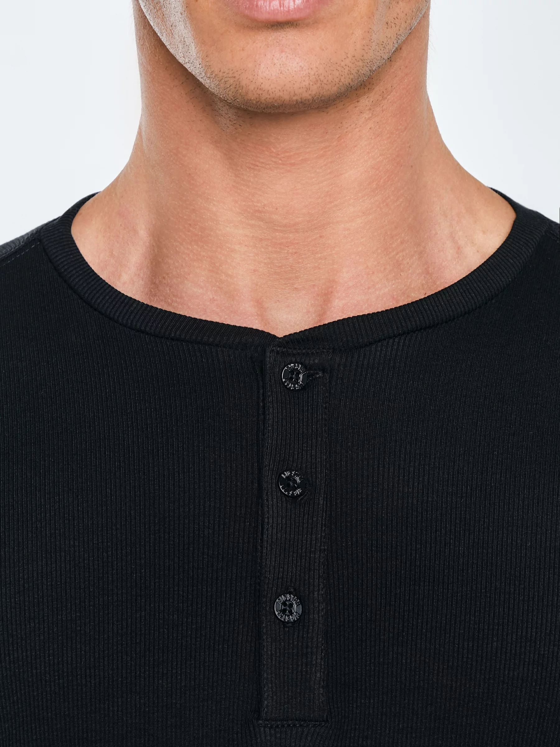 Bluzka męska z prążkowanej dzianiny czarna Icarus 906