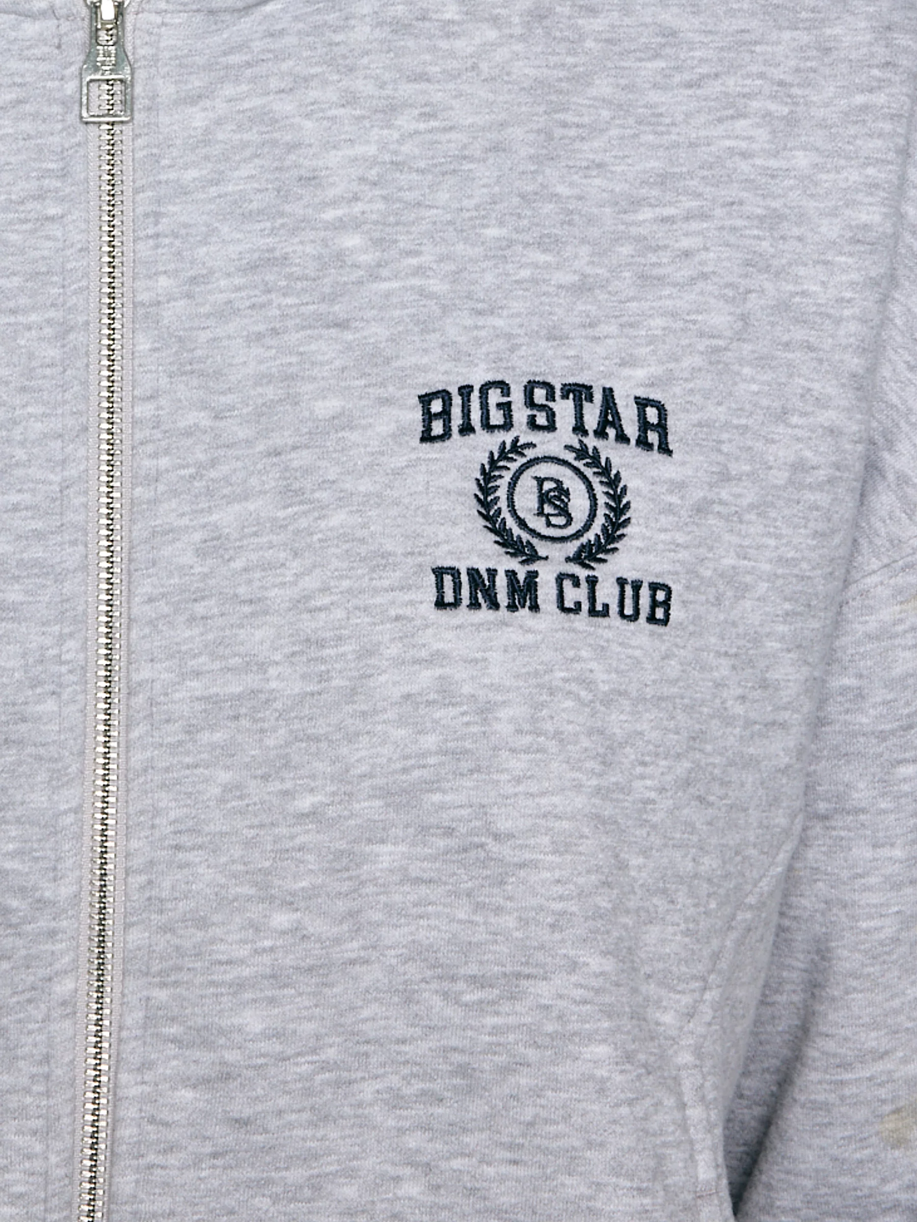 Bluza damska z kapturem rozpinana szara Madelina 901