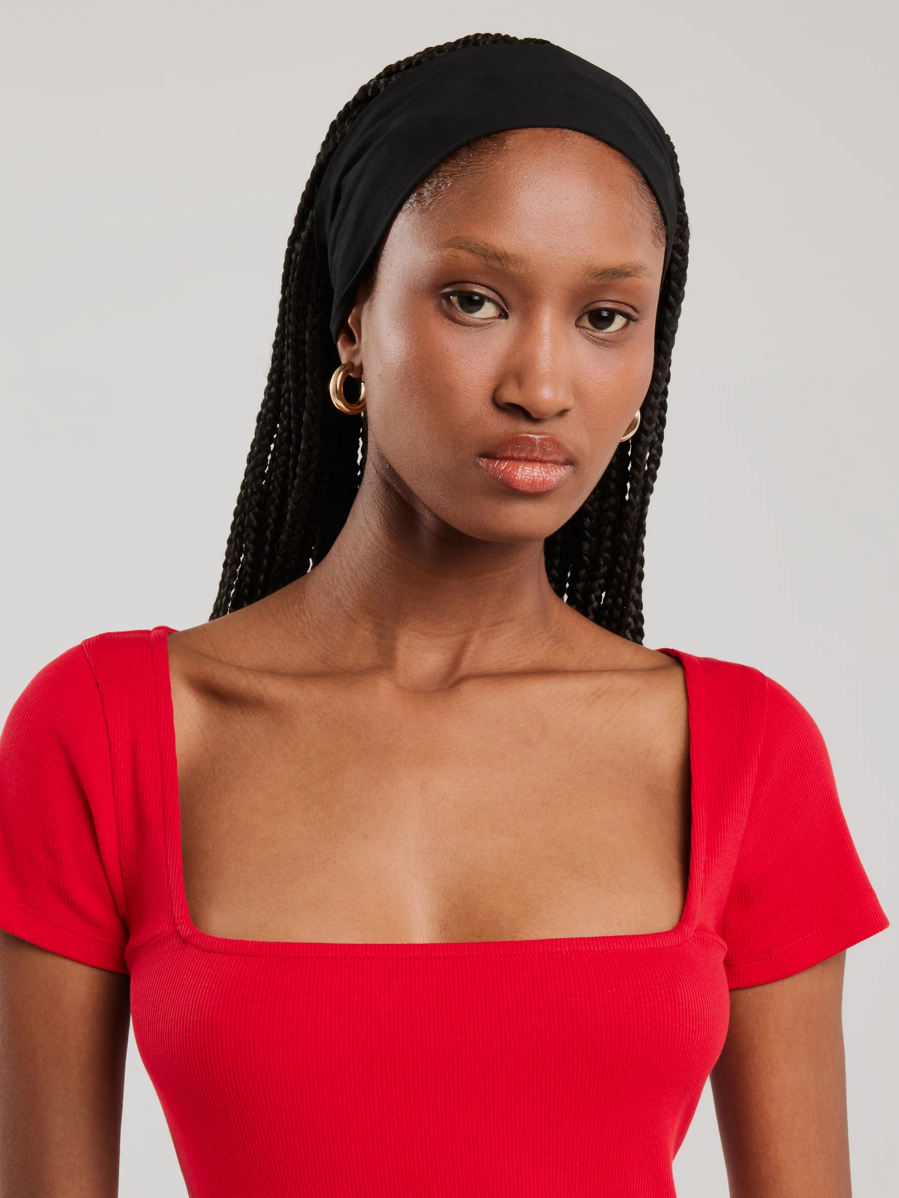 Sukienka damska mini w prążek czerwona Felice 603