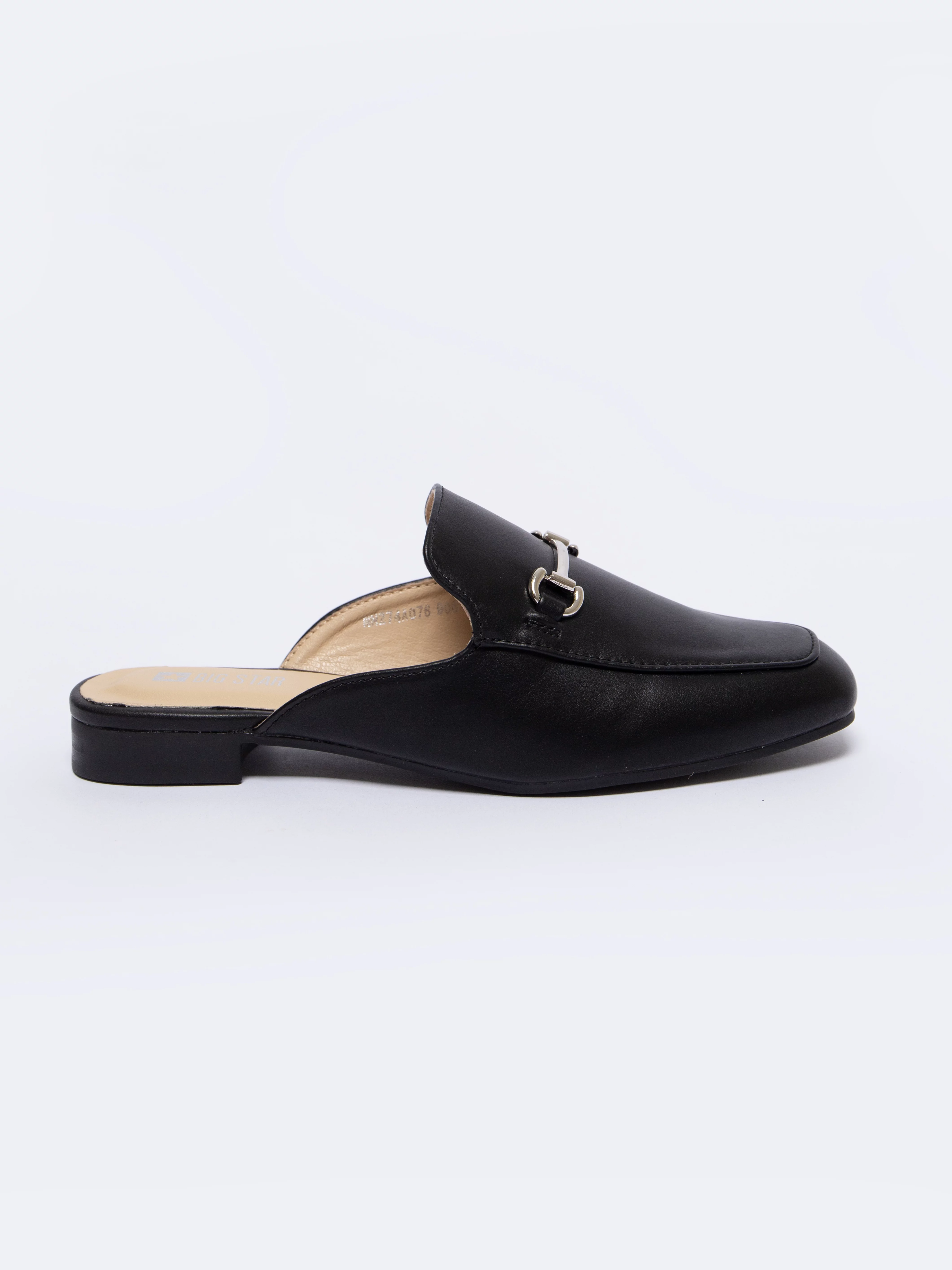 Klapki damskie eleganckie czarne NN274A076 906