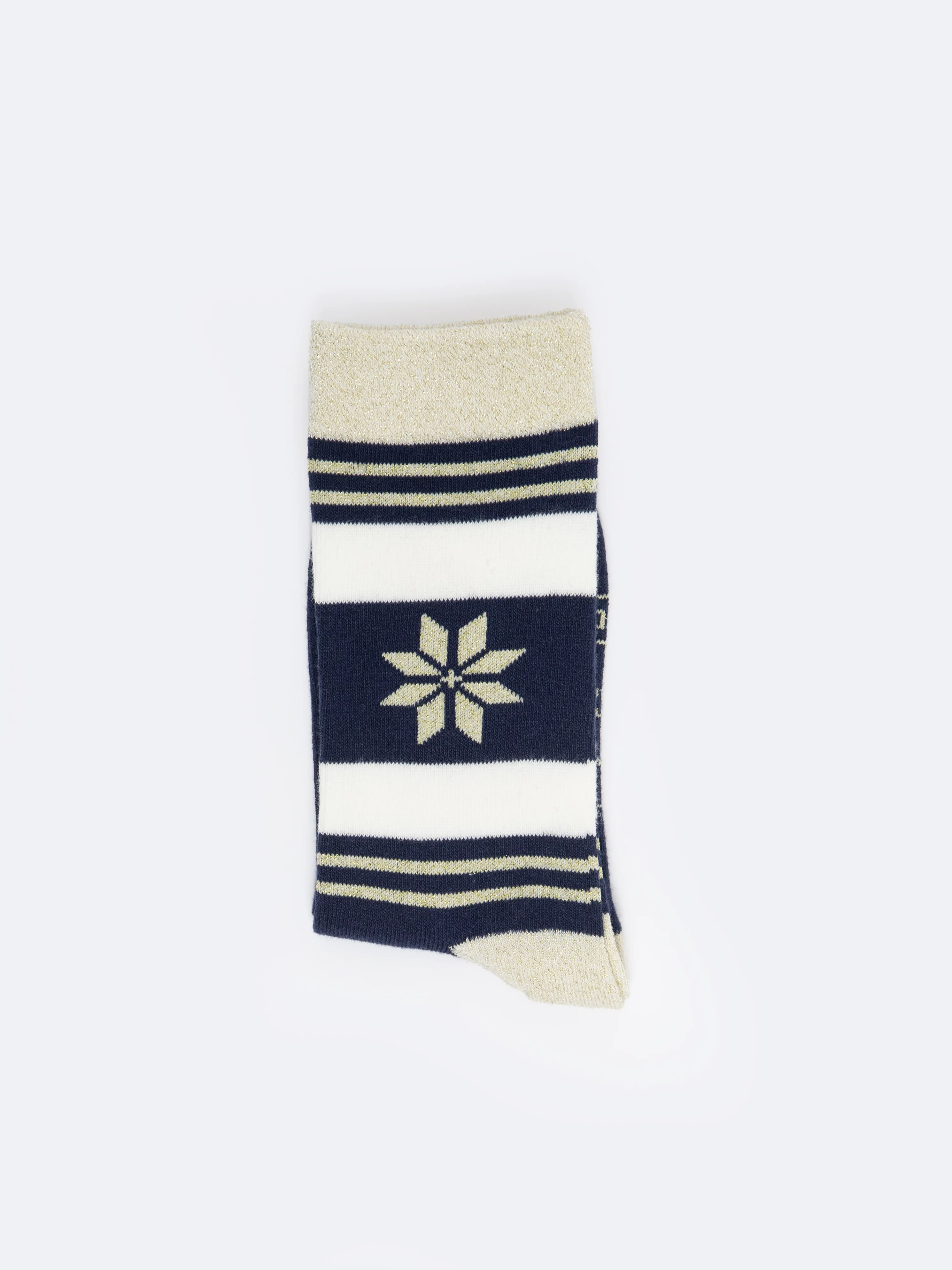 Skarpety damskie długie z wiskozy świąteczne Merryla 000