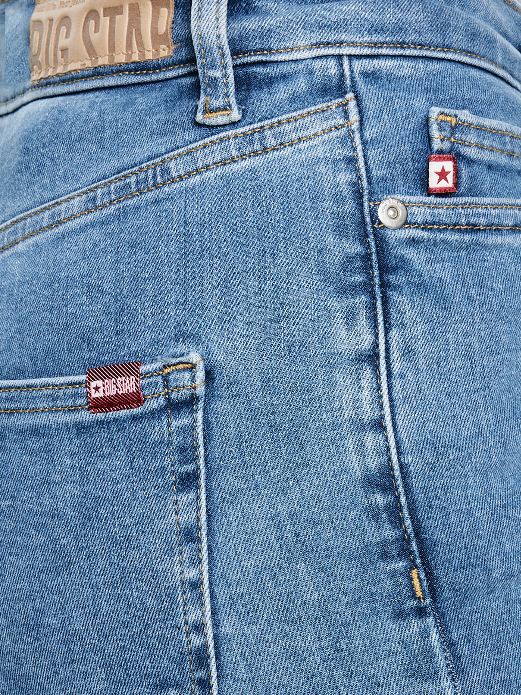 Jeansy damskie z rozszerzaną nogawką jasnoniebieskie Clara Flare 158