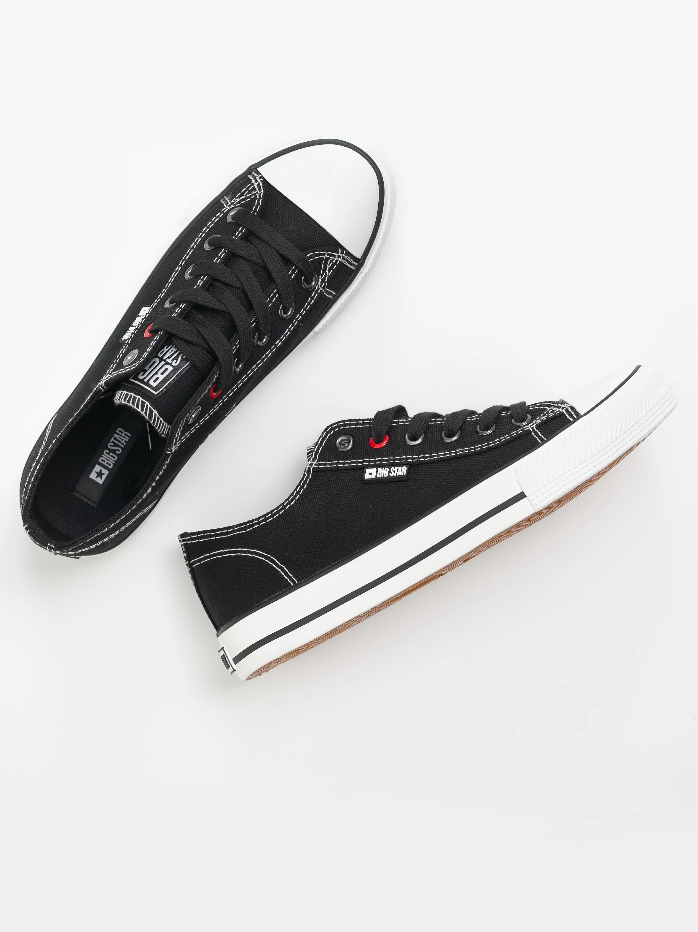 Trampki dziecięce niskie czarne JJ374403 906