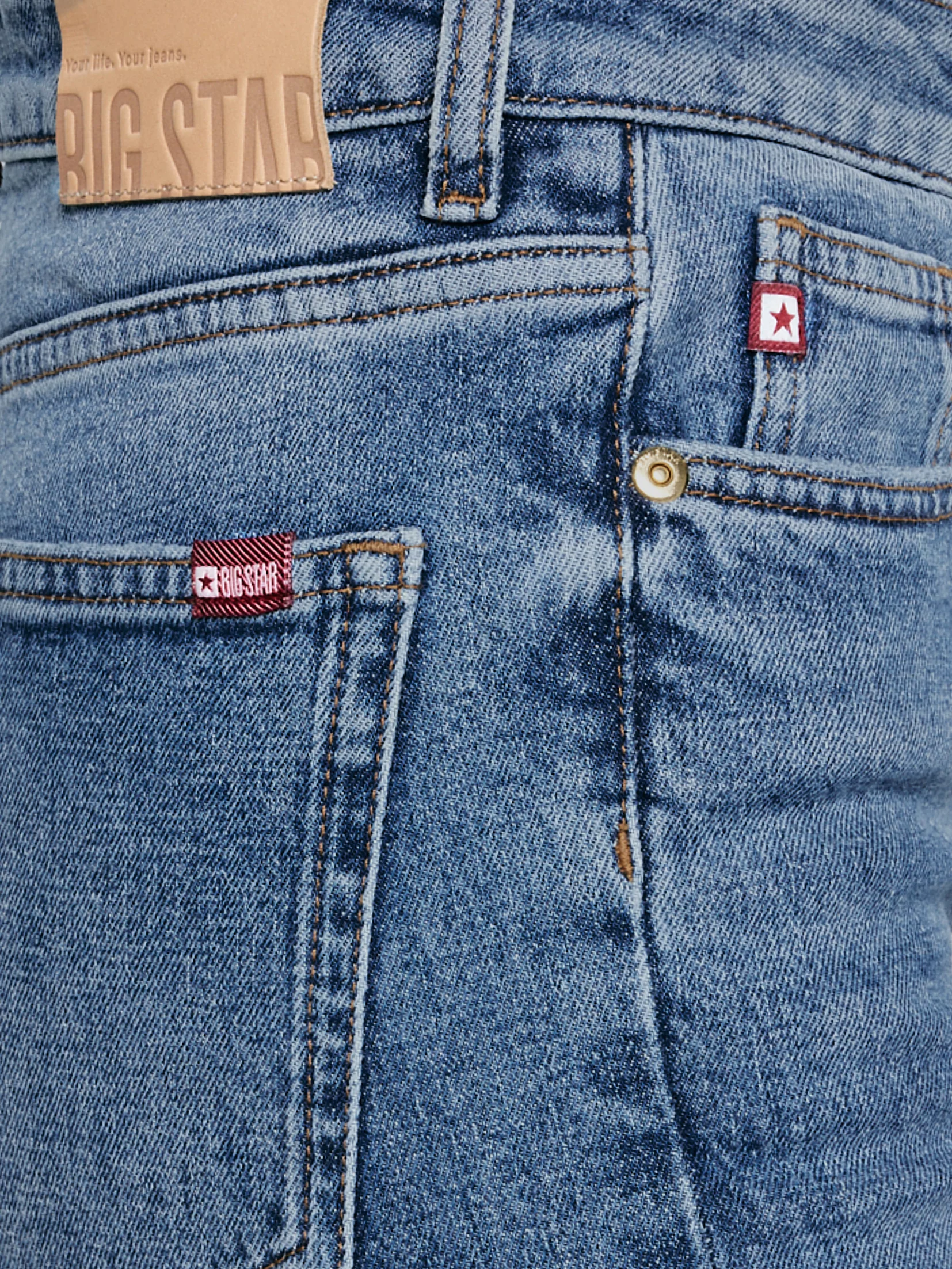 Jeansy damskie bootcut niebieskie Chiara 333