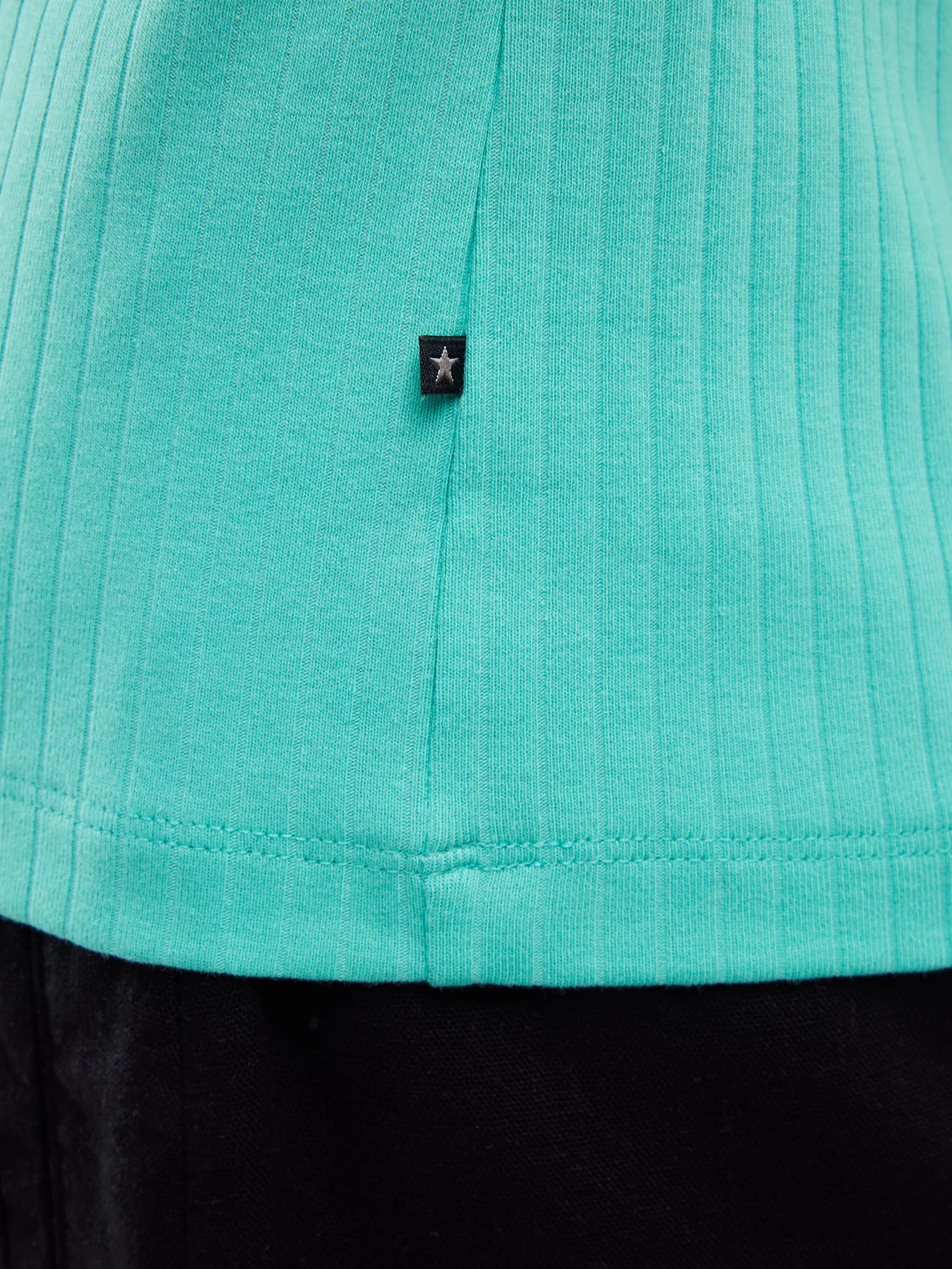 Koszulka damska w prążek turkusowa Alessa 302