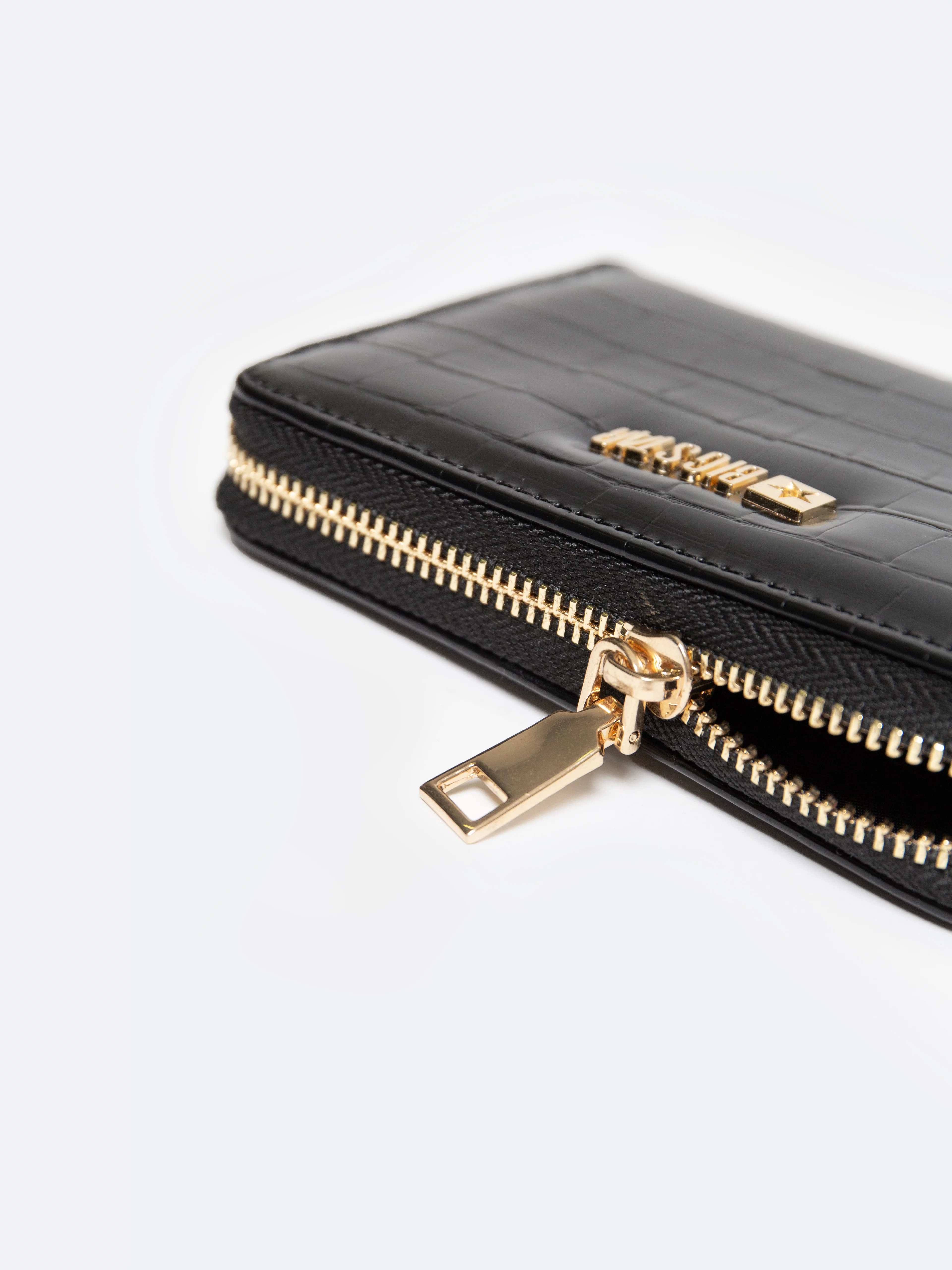 Portfel damski ze skóry ekologicznej czarny Kristio 906