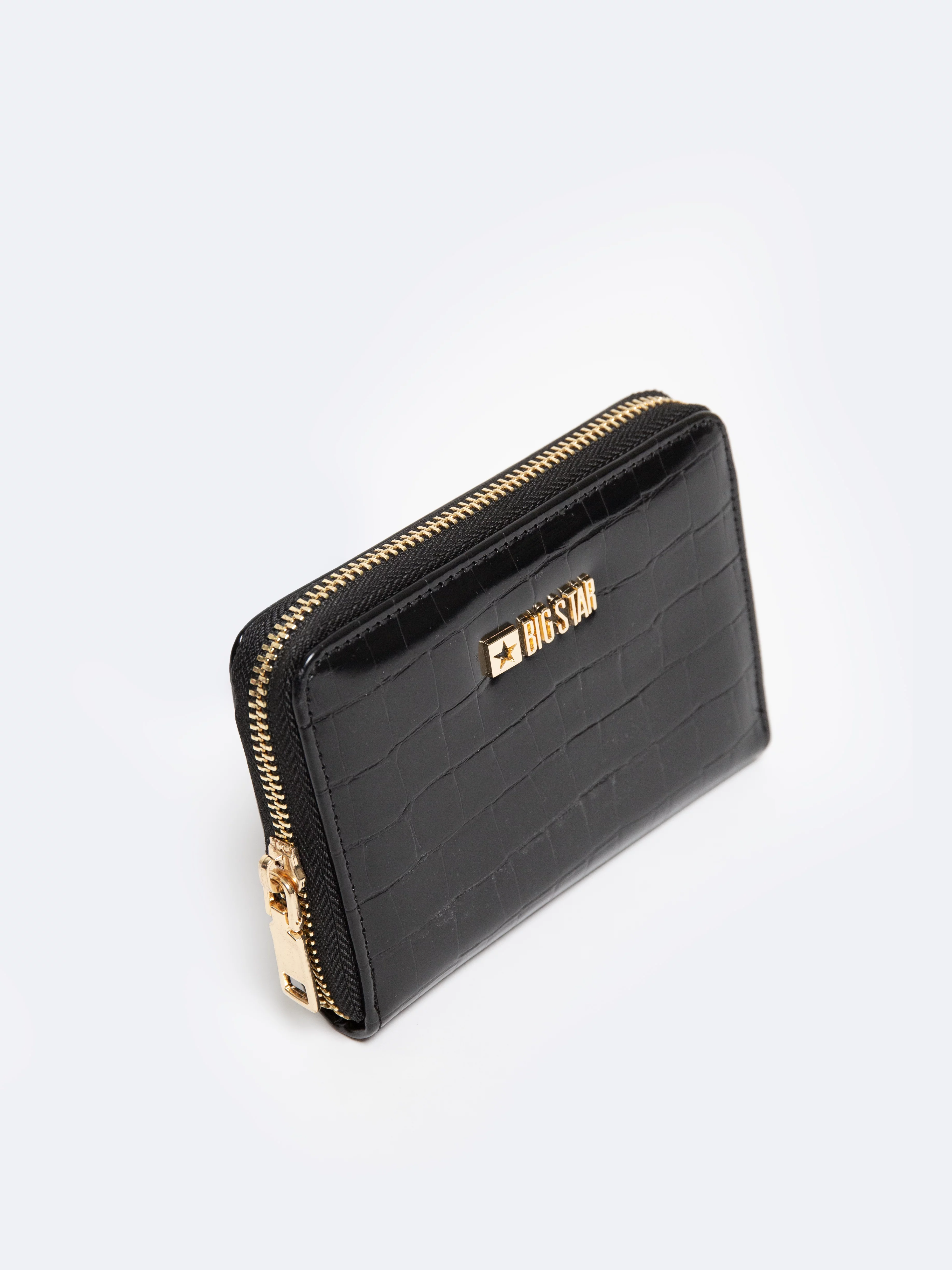 Portfel damski ze skóry ekologicznej czarny Kristio 906