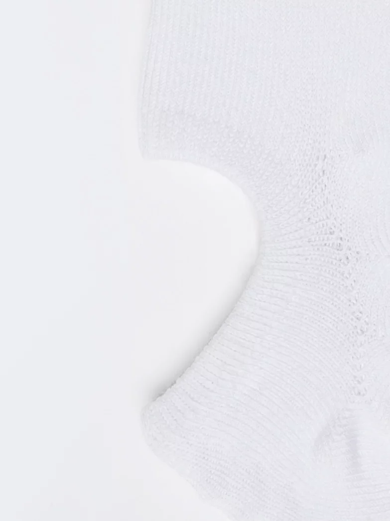 Stopki bawełniane białe Levano 101