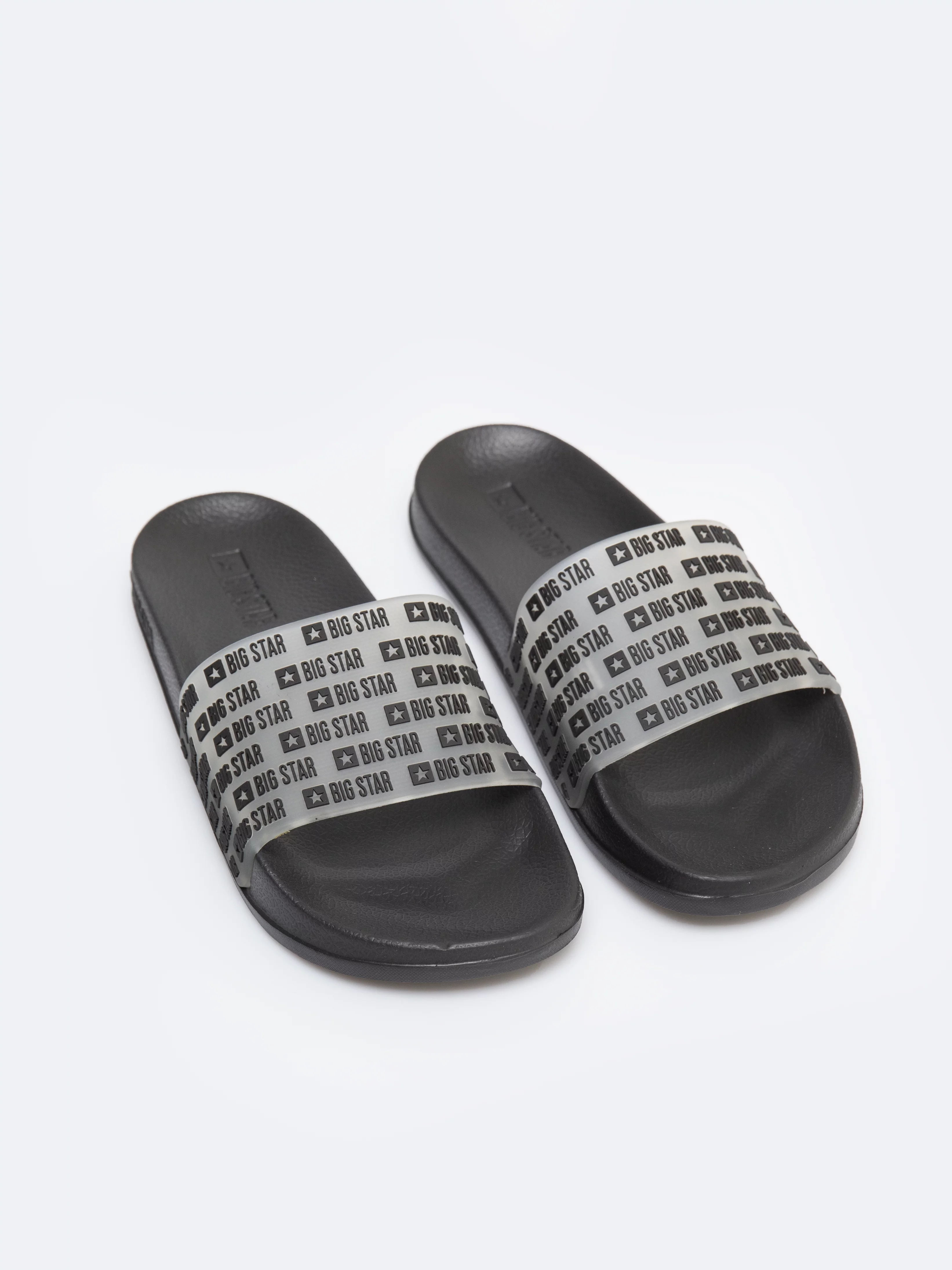 Klapki damskie plażowe czarne RR274A501 906