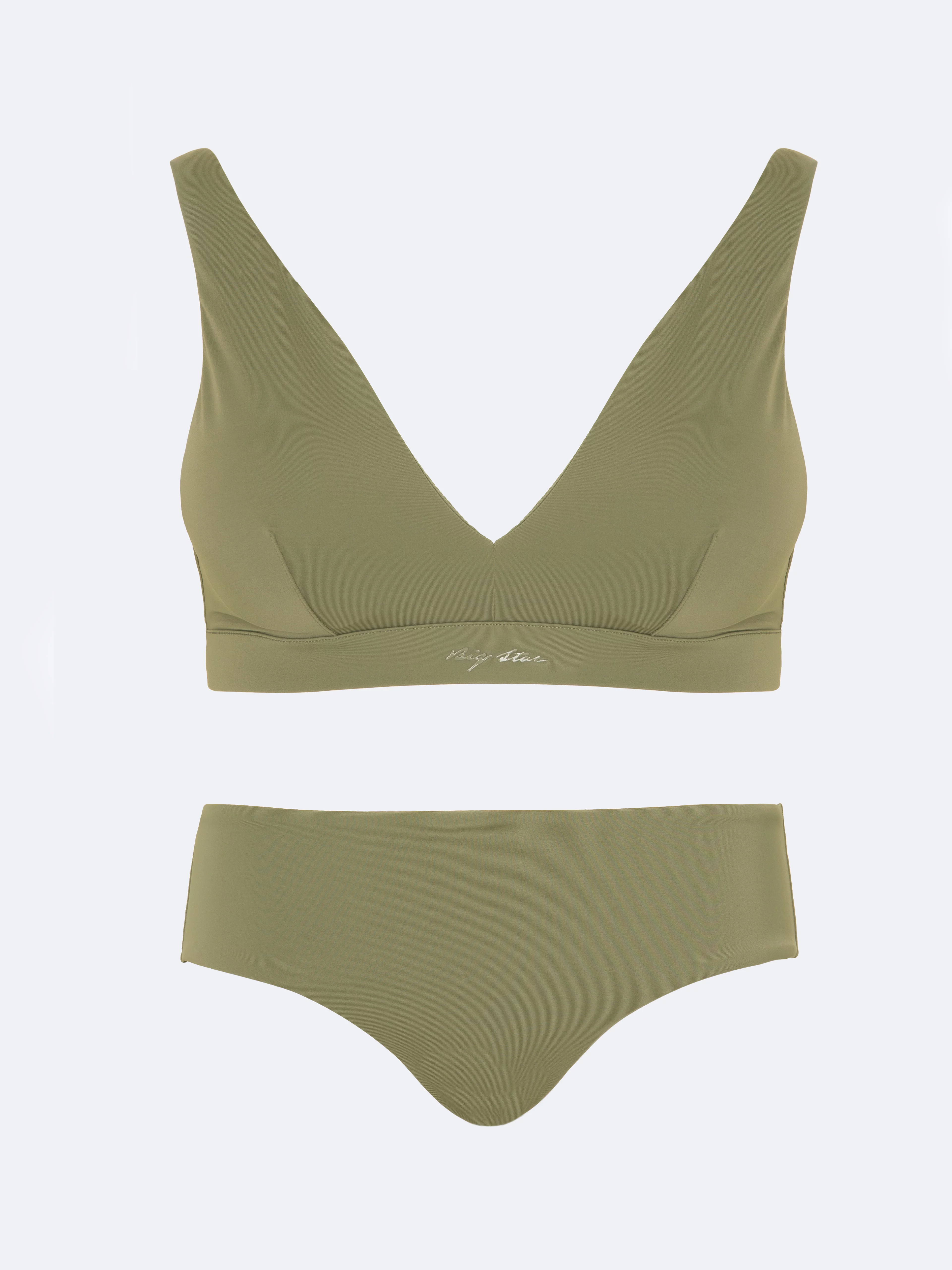 Góra od kostiumu kąpielowego khaki Morra 303