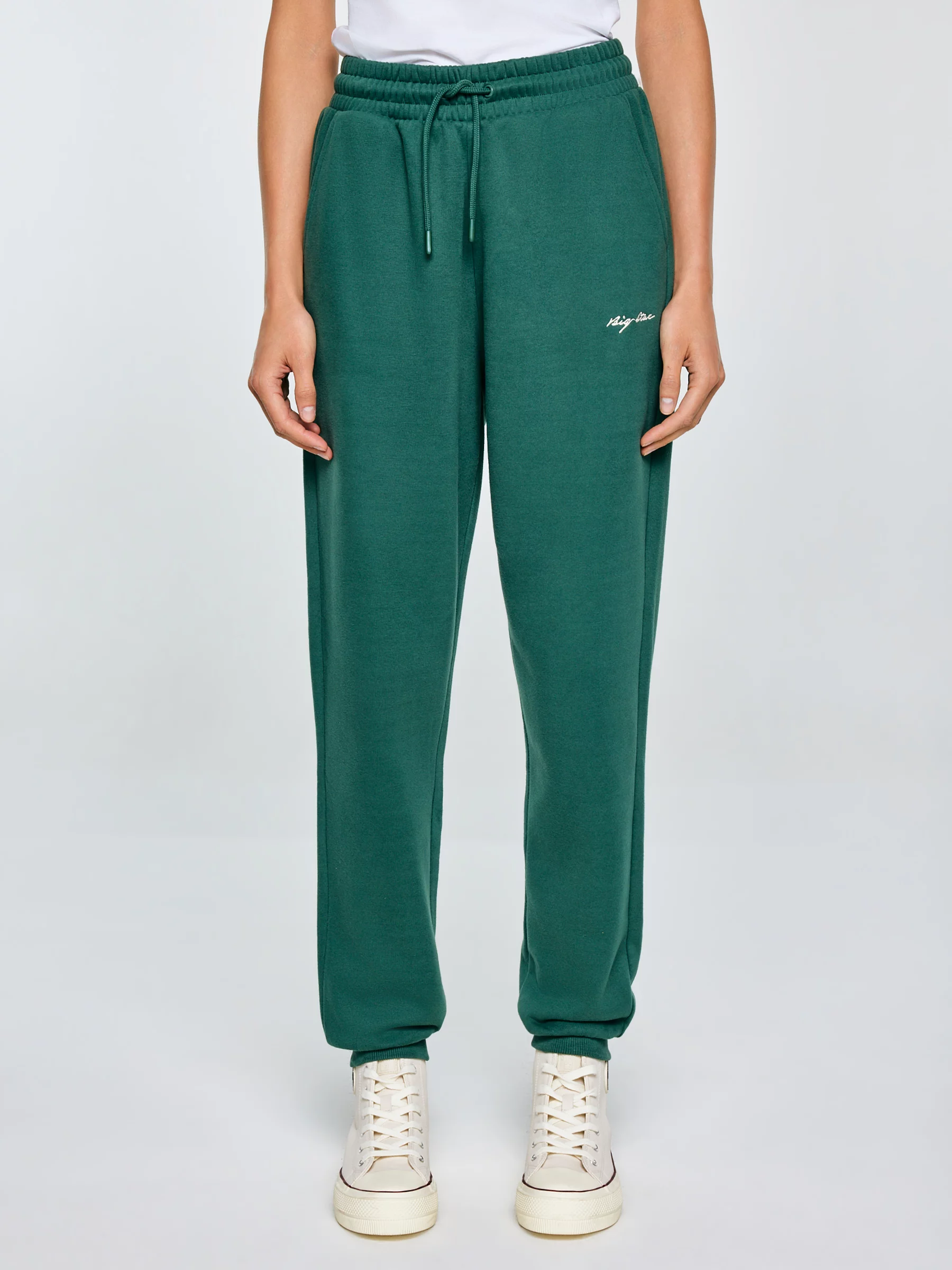 Spodnie damskie dresowe zielone Foxie 304