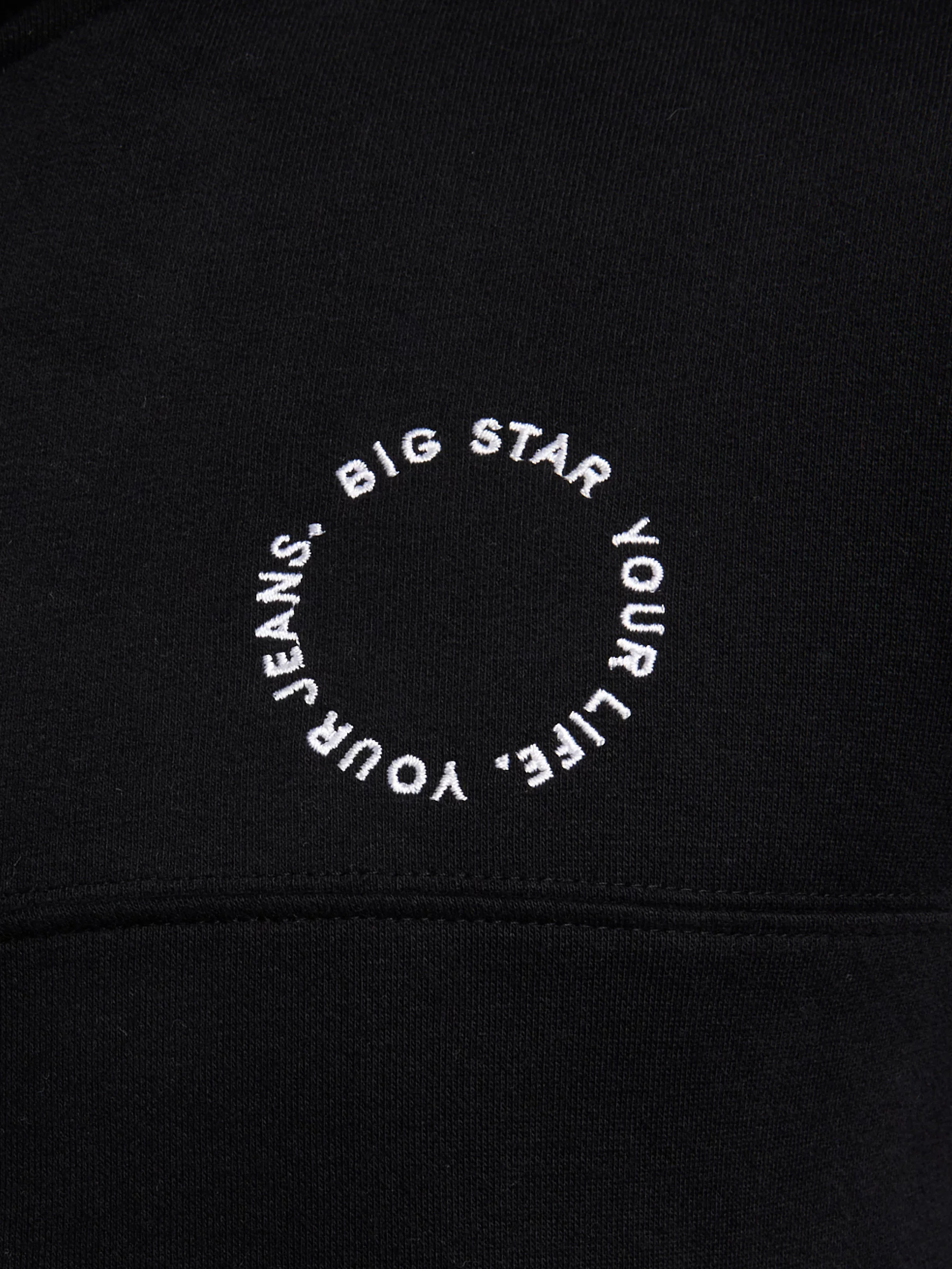 Bluza męska z kapturem czarna Ajron 906/ Kersyn 906