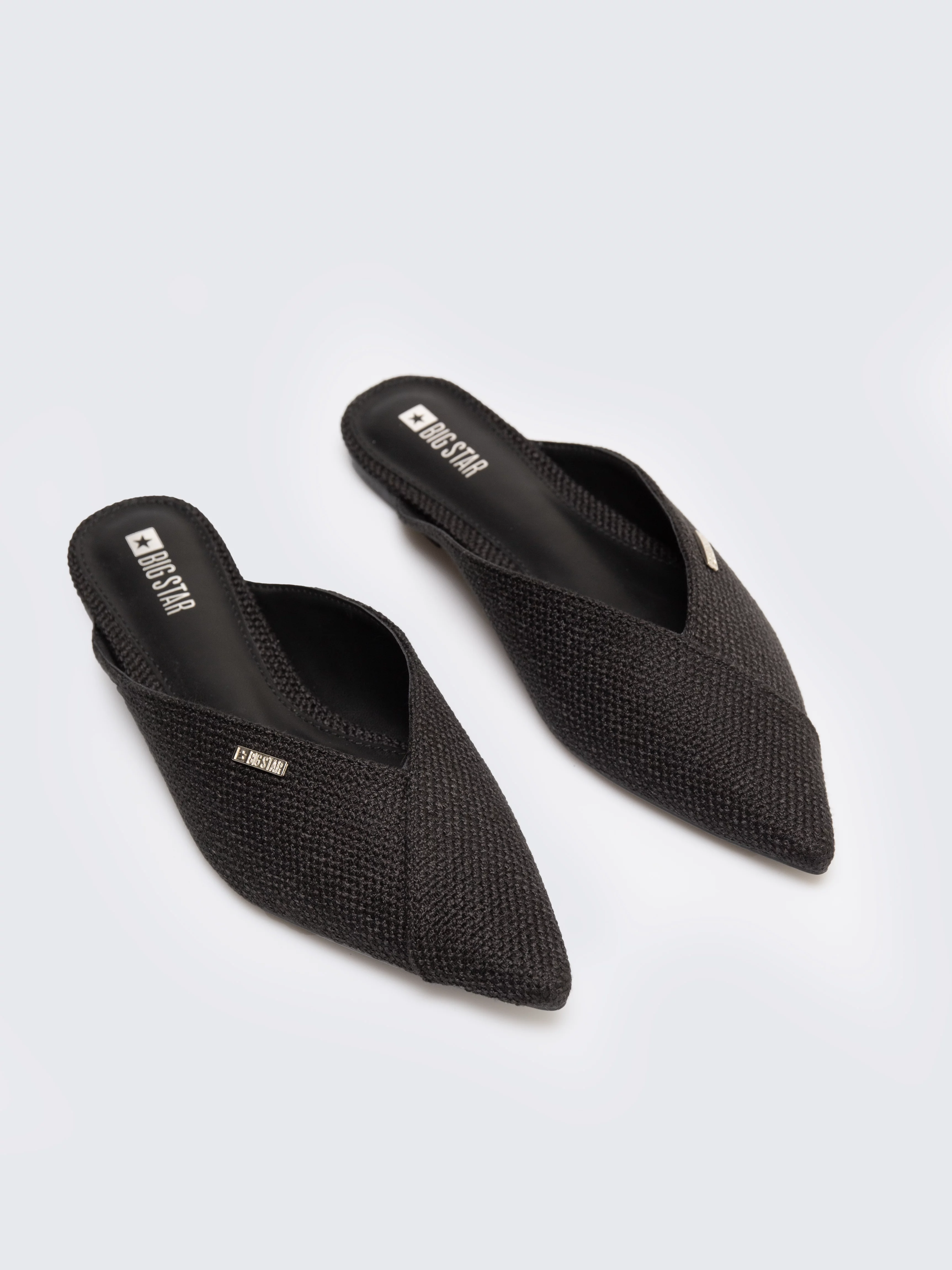 Klapki damskie eleganckie czarne RR274210 906