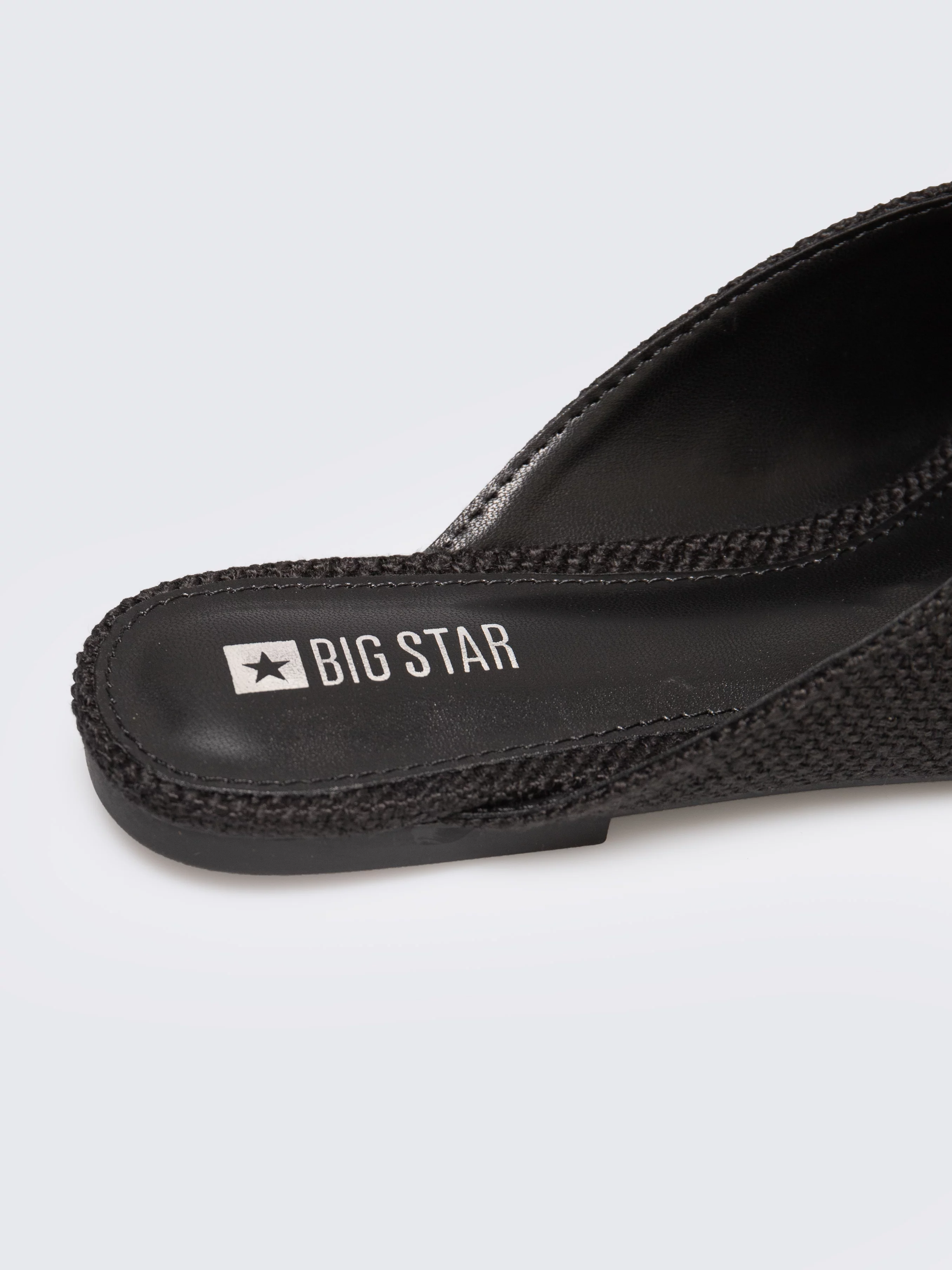 Klapki damskie eleganckie czarne RR274210 906