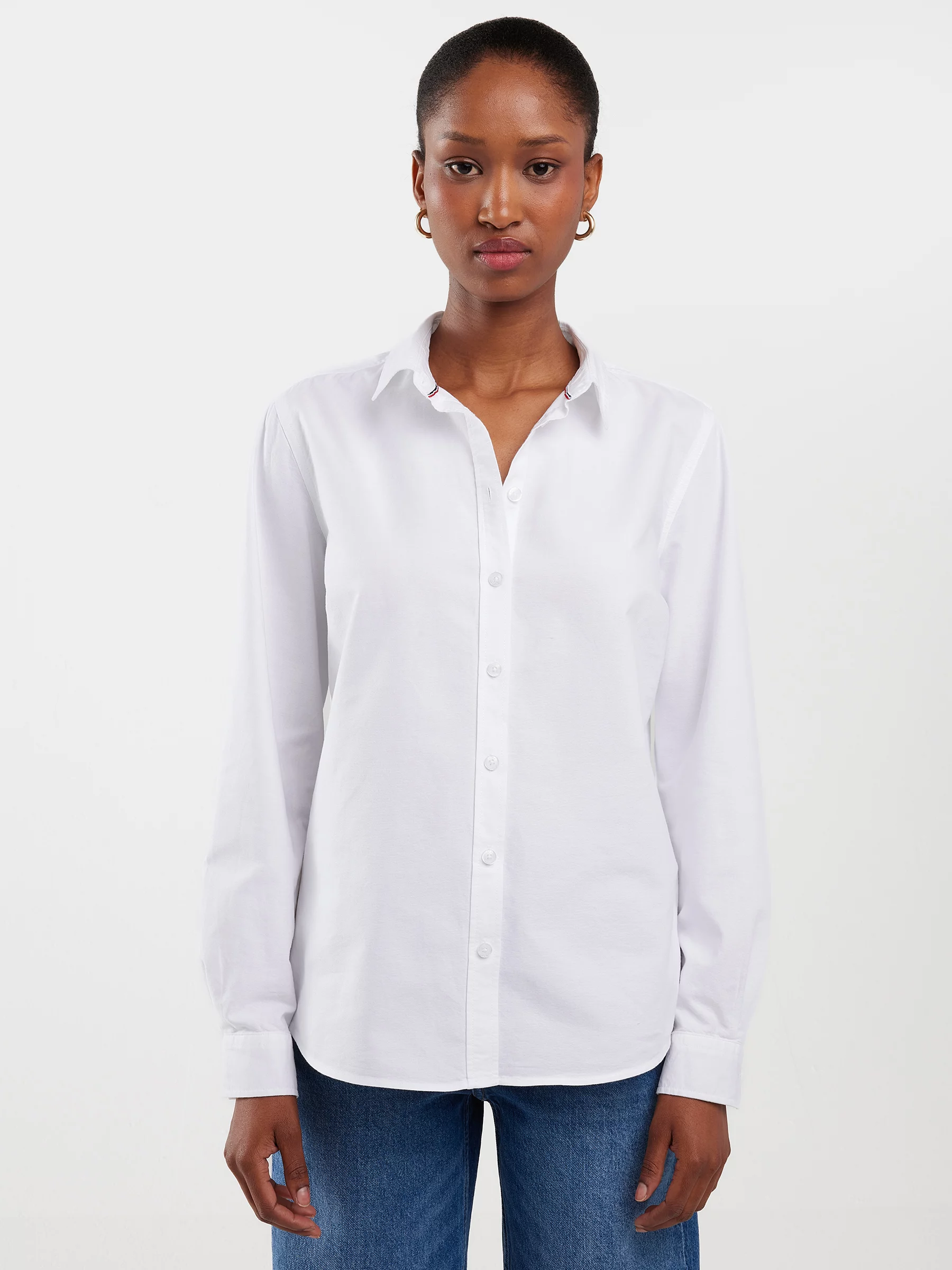 Koszula damska klasyczna biała Hansai 101