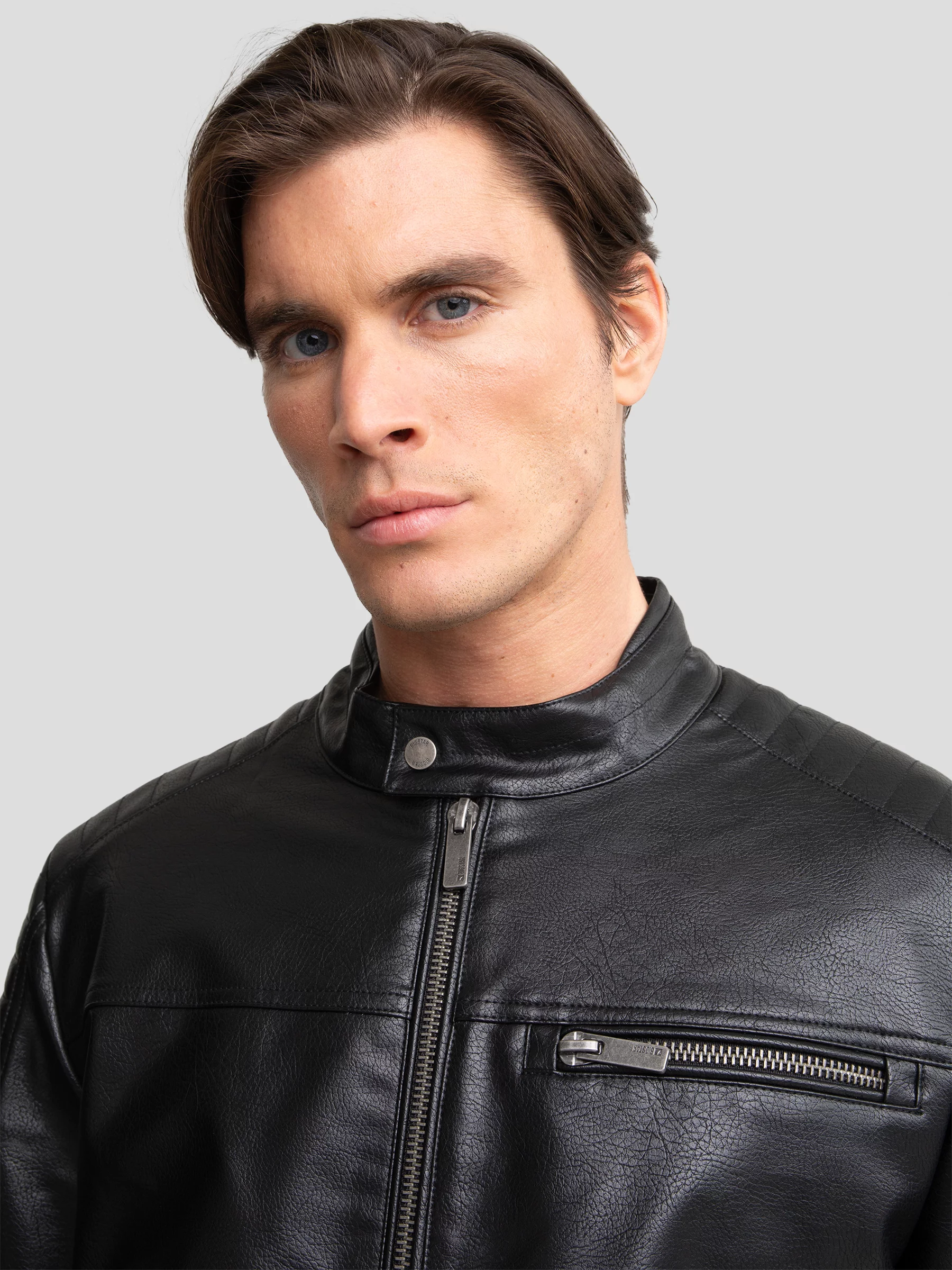 Kurtka męska biker czarna Dall 906