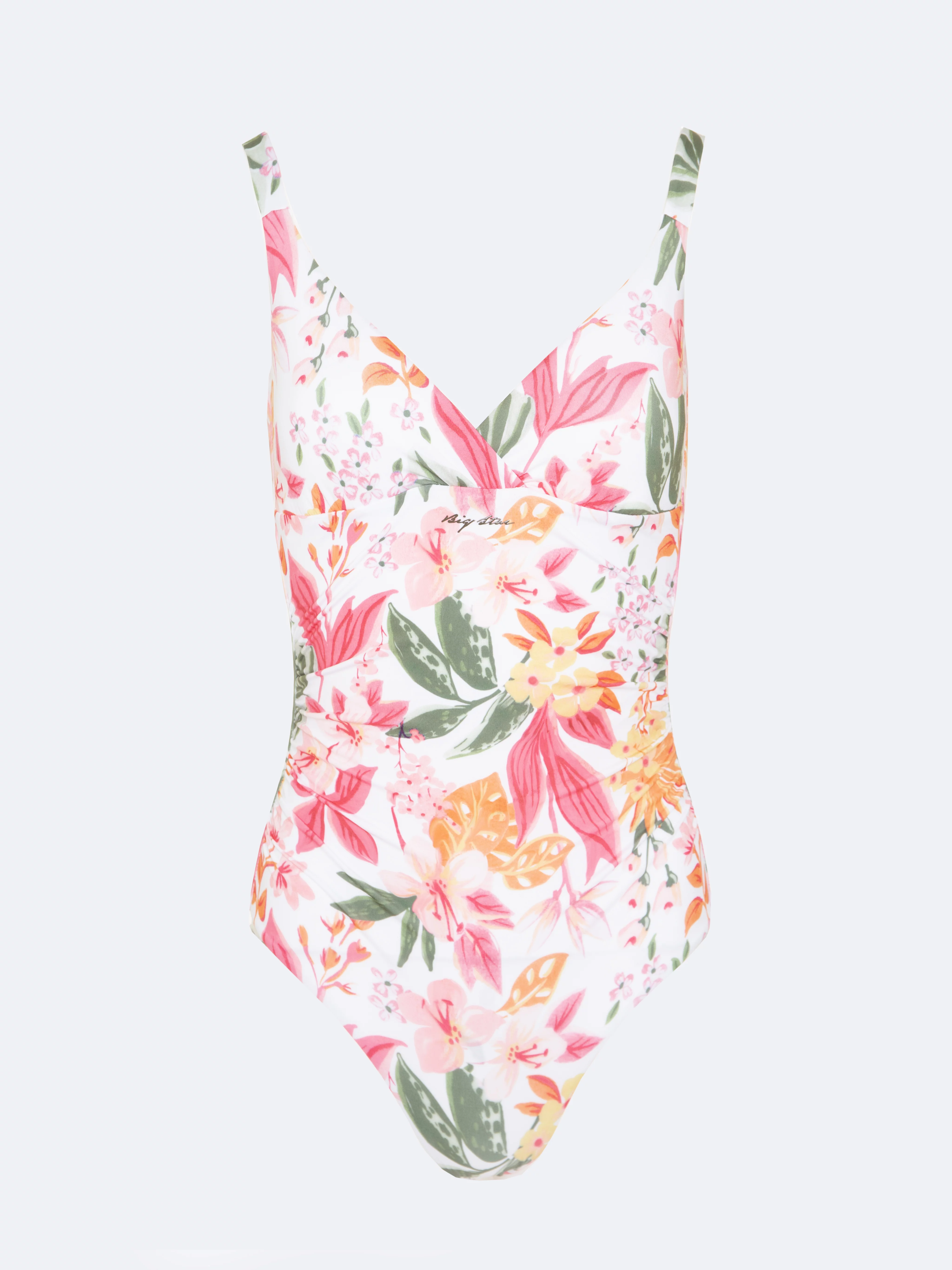 Kostium kąpielowy jednoczęściowy z motywem kwiatowym Sallsa 000