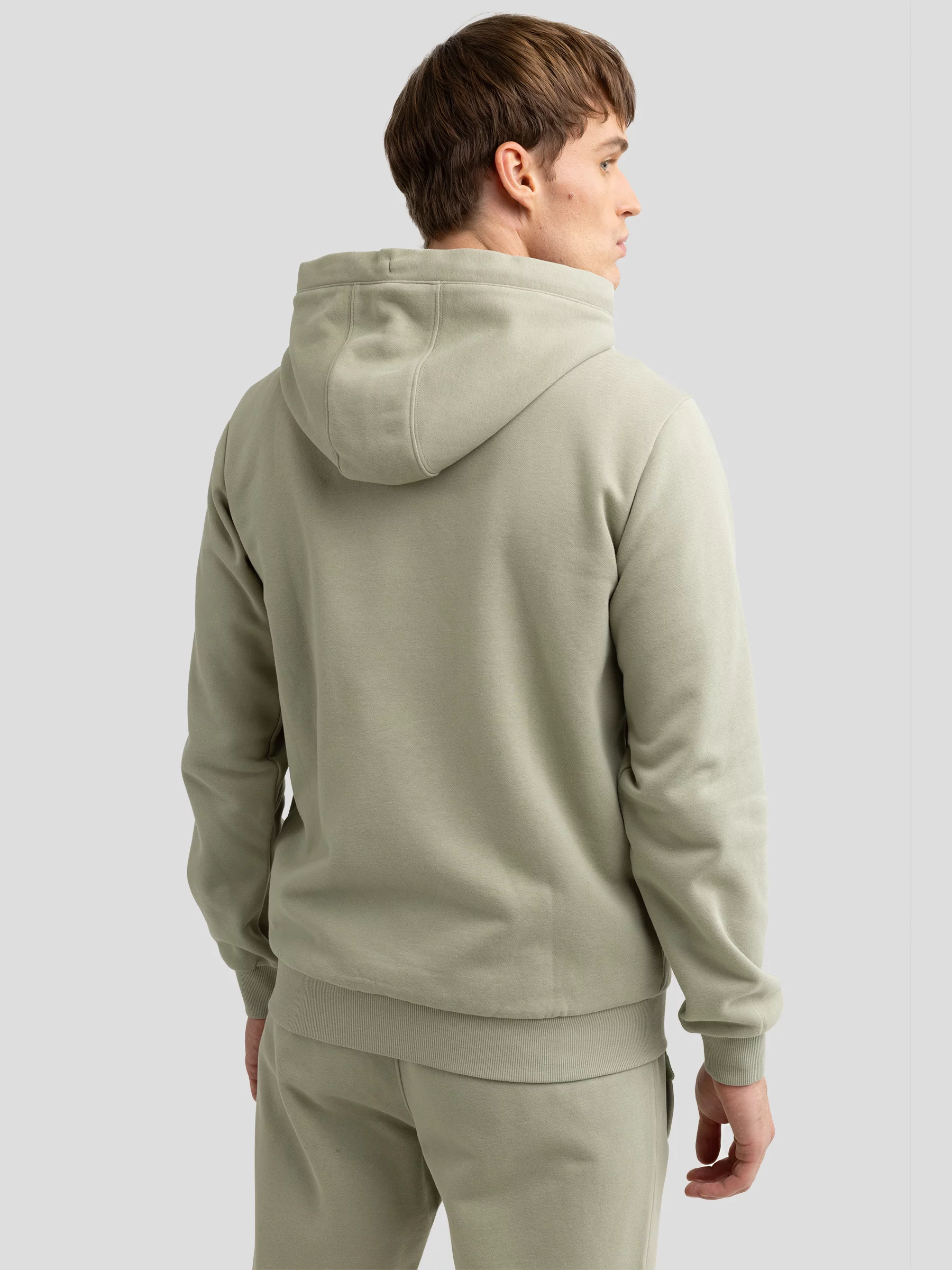 Bluza męska z kapturem pistacjowa Ajron 300/ Kersyn 300