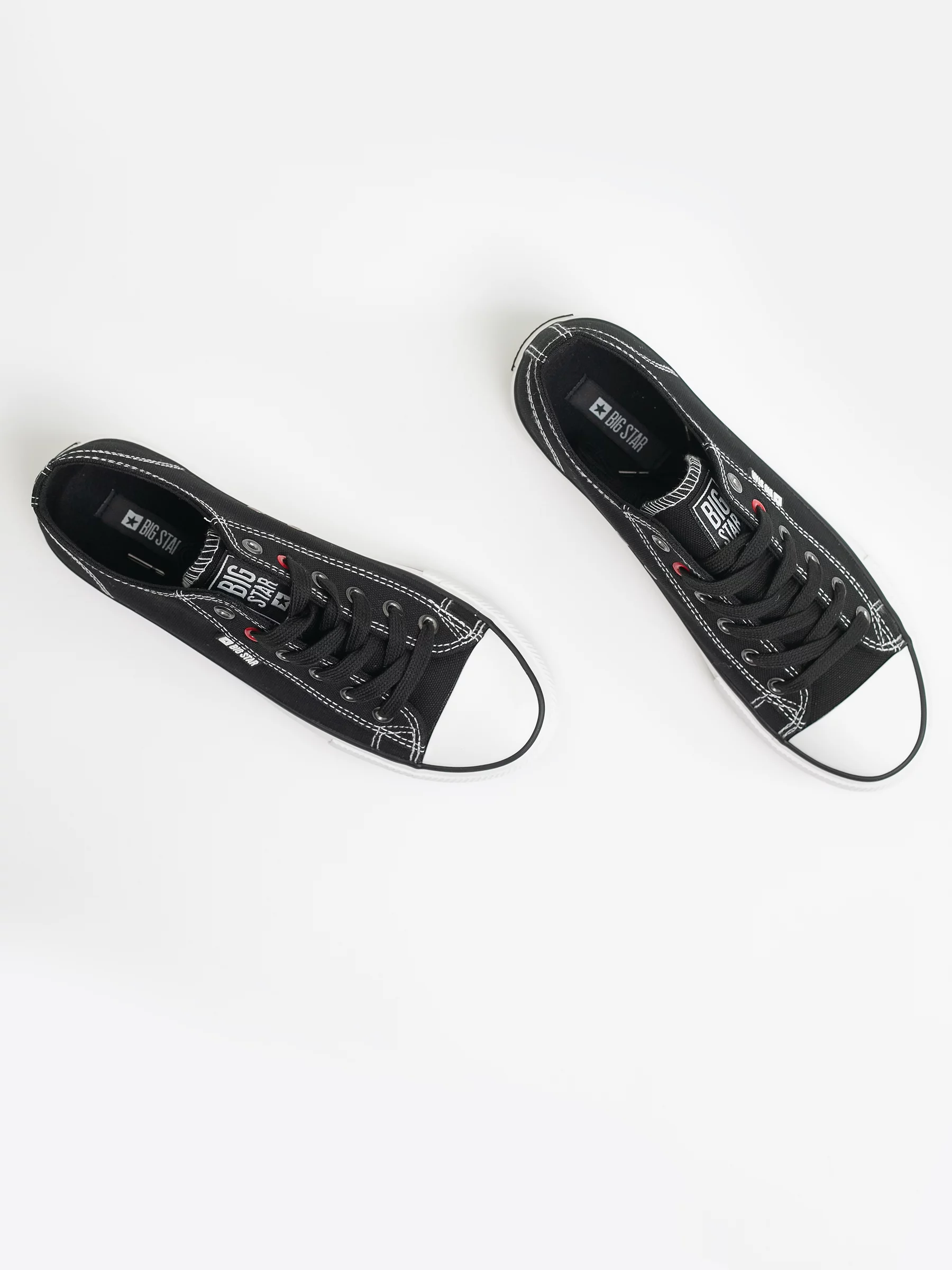 Trampki damskie niskie czarne JJ274A501 906