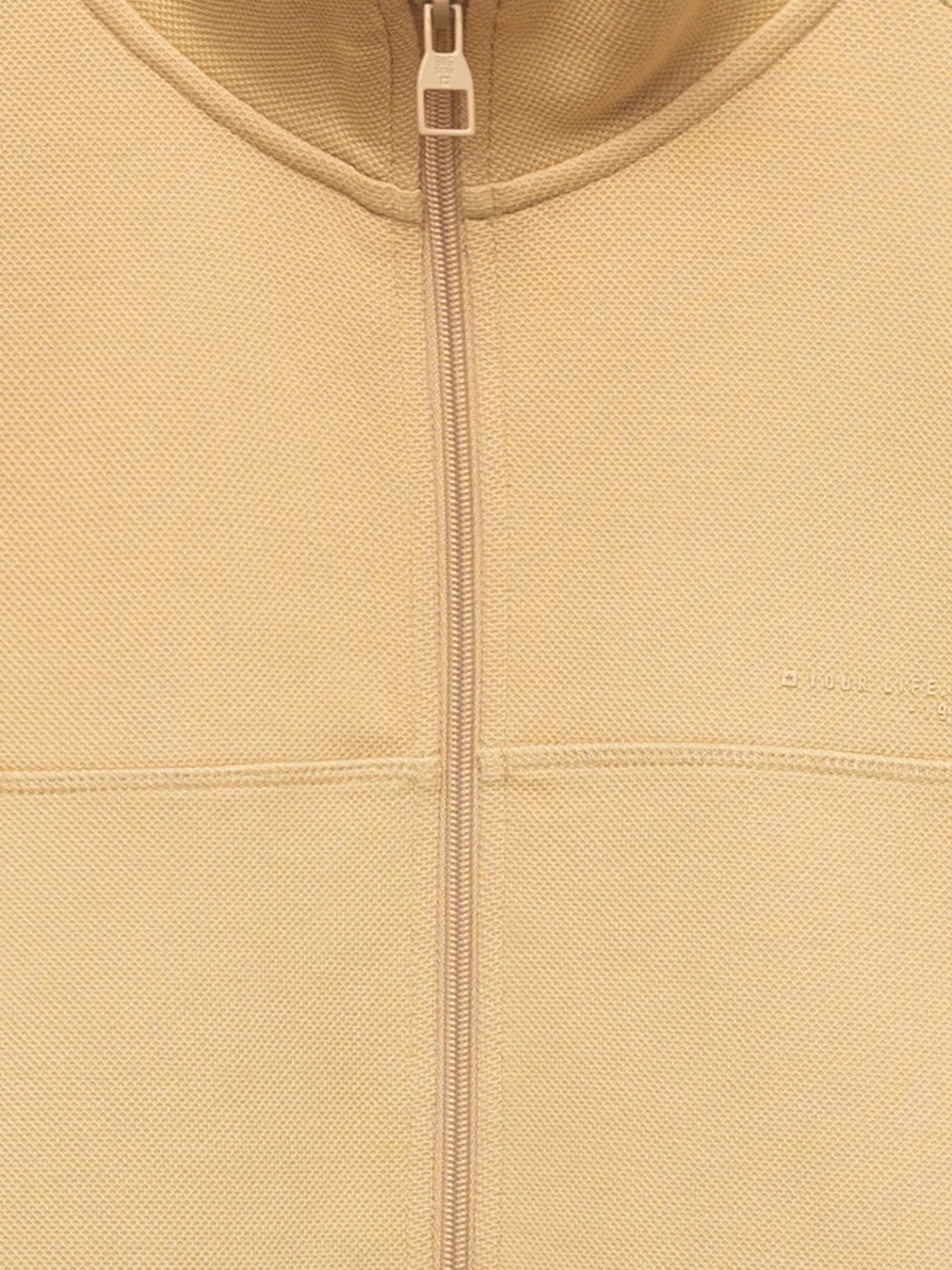 Bluza męska rozpinana ze stójką brązowa Wlador 801