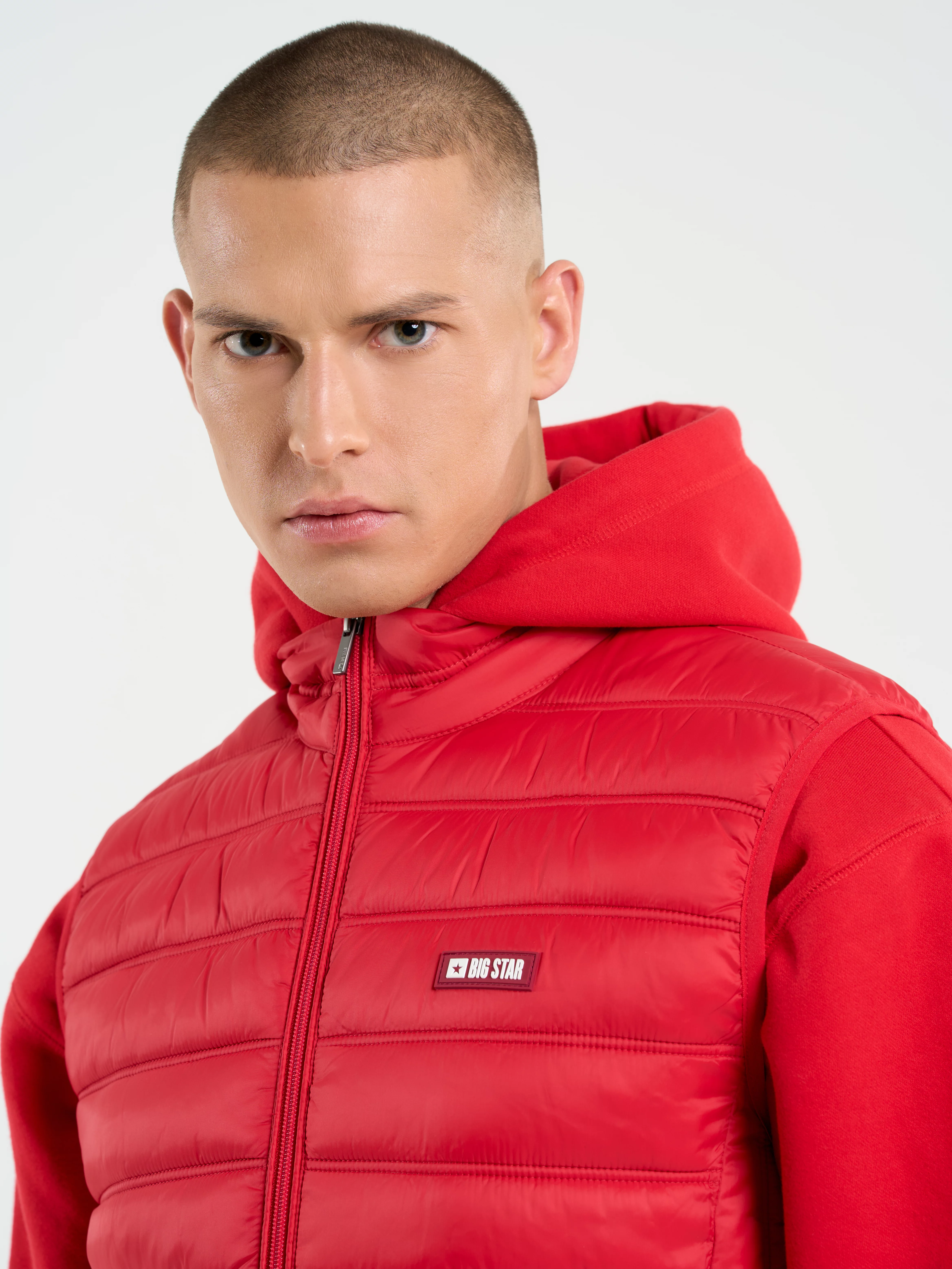 Kamizelka męska pikowana czerwona Jaxoon 603