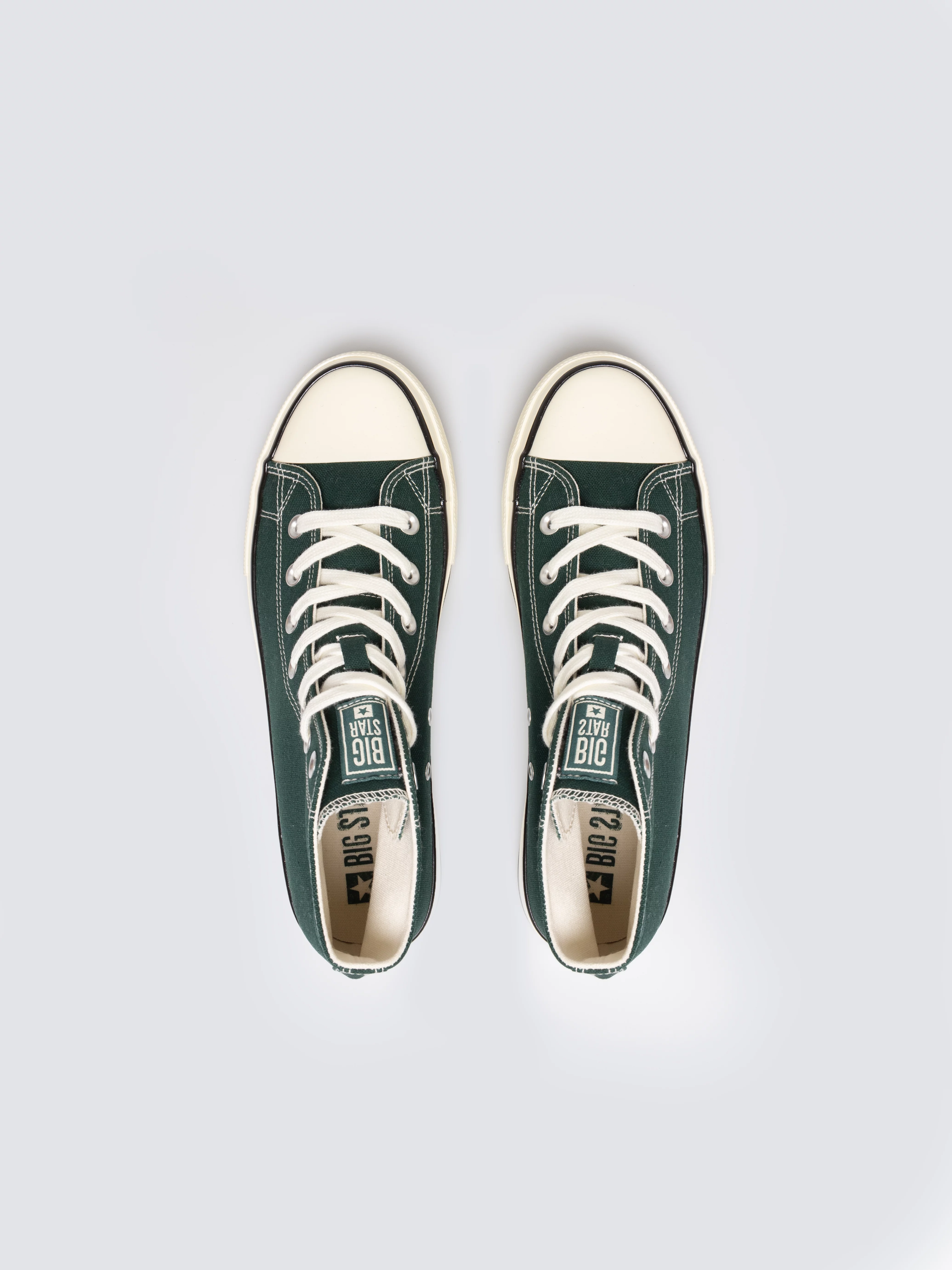 Trampki męskie wysokie zielone SS174291 304