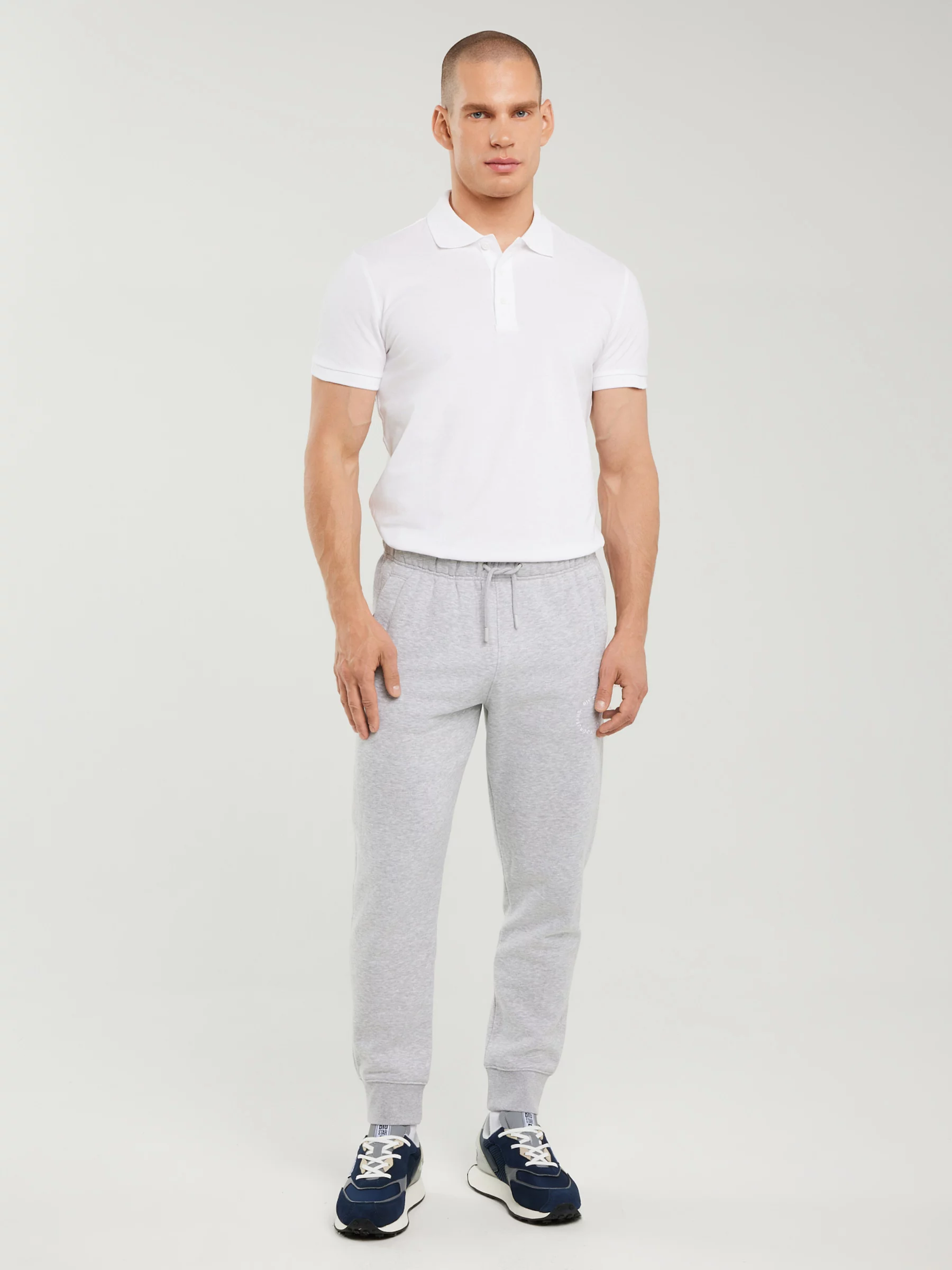 Spodnie męskie dresowe szare Kersyn 901/ Ajron 901