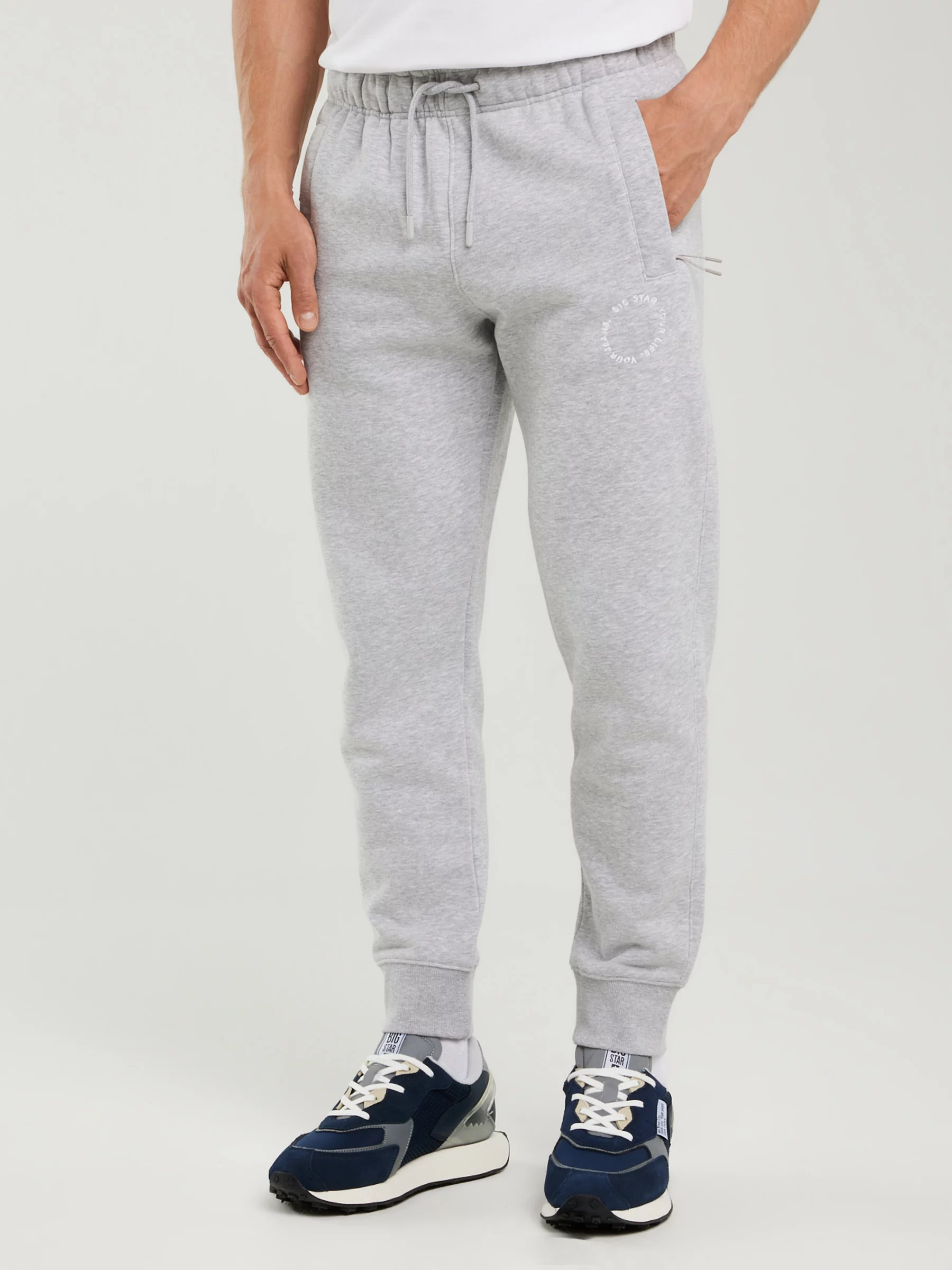 Spodnie męskie dresowe szare Kersyn 901/ Ajron 901