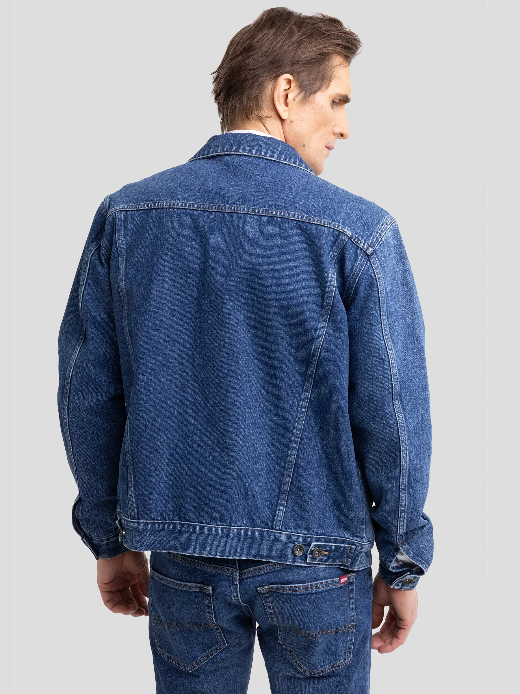 Kurtka męska jeansowa niebieska Charlie 489