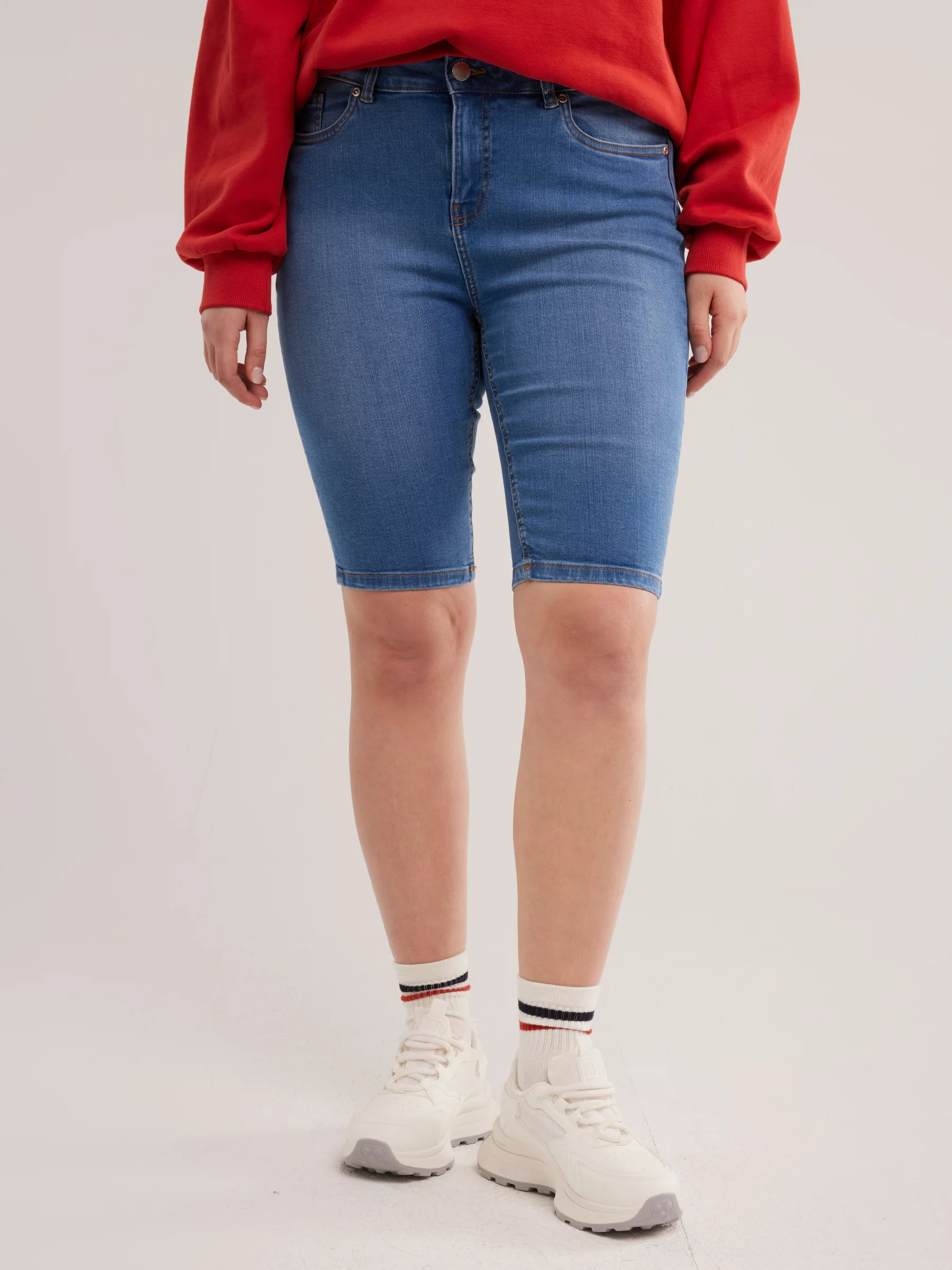 Szorty damskie jeansowe niebieskie Shira 281