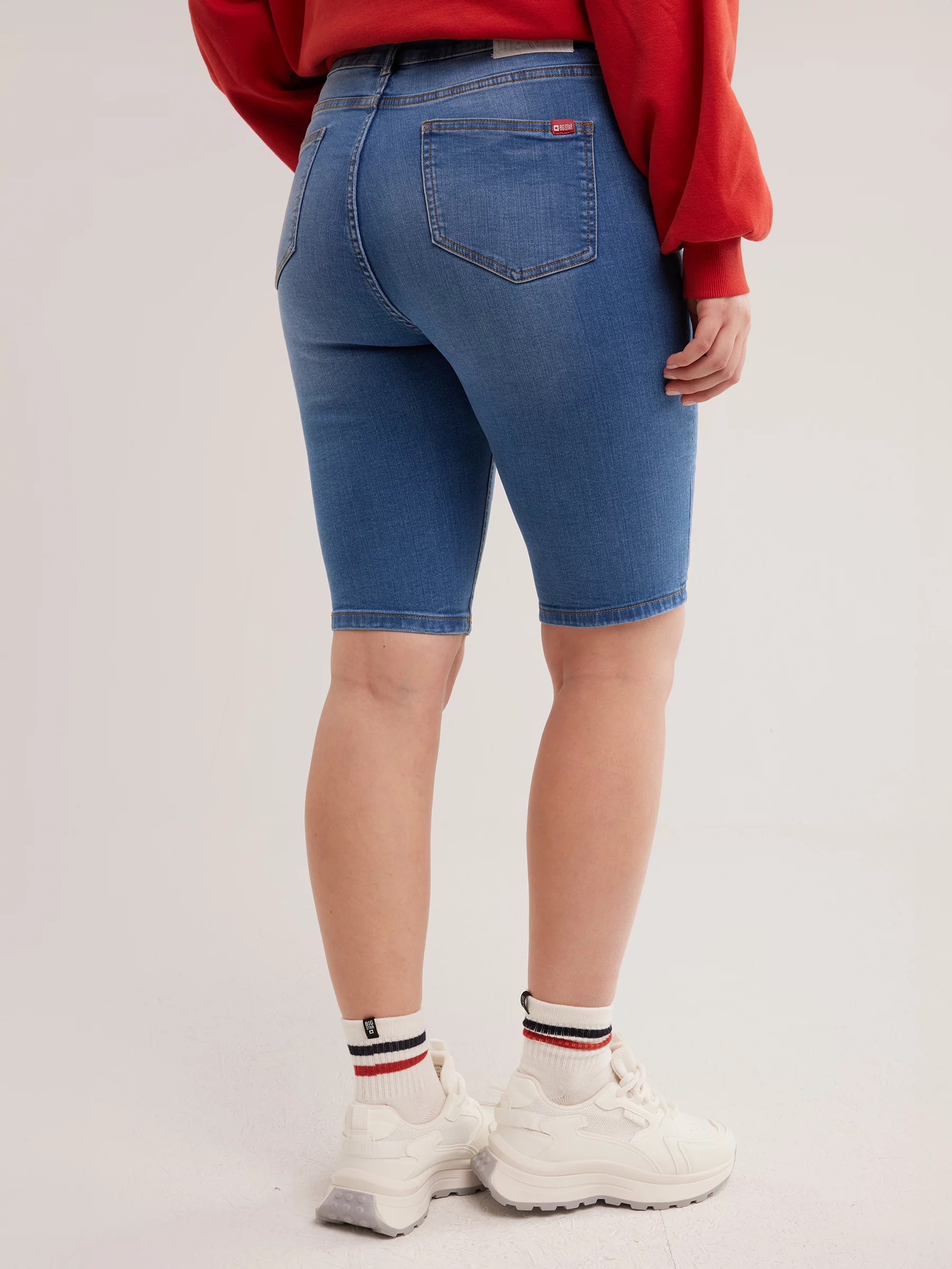 Szorty damskie jeansowe niebieskie Shira 281